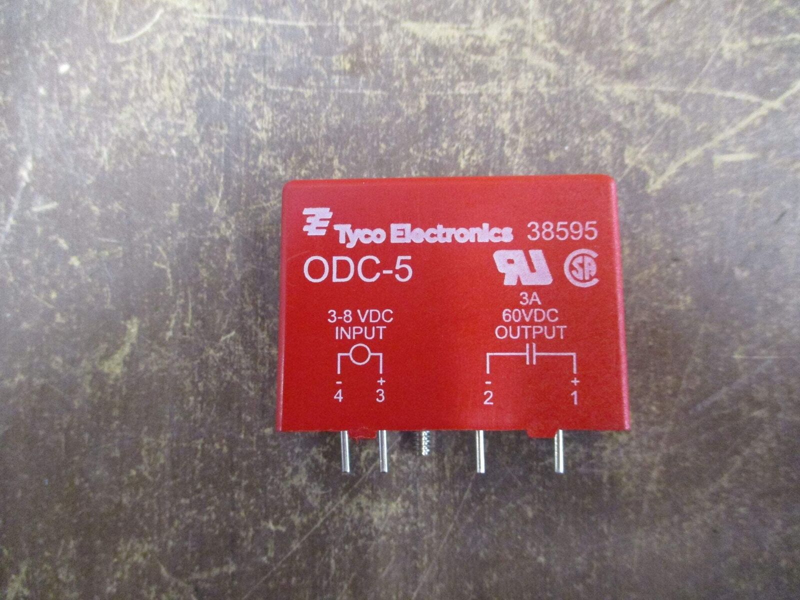 Tyco Electronics Output Module ODC-5 Input: 3-8VDC Output: 60VDC 3A Used