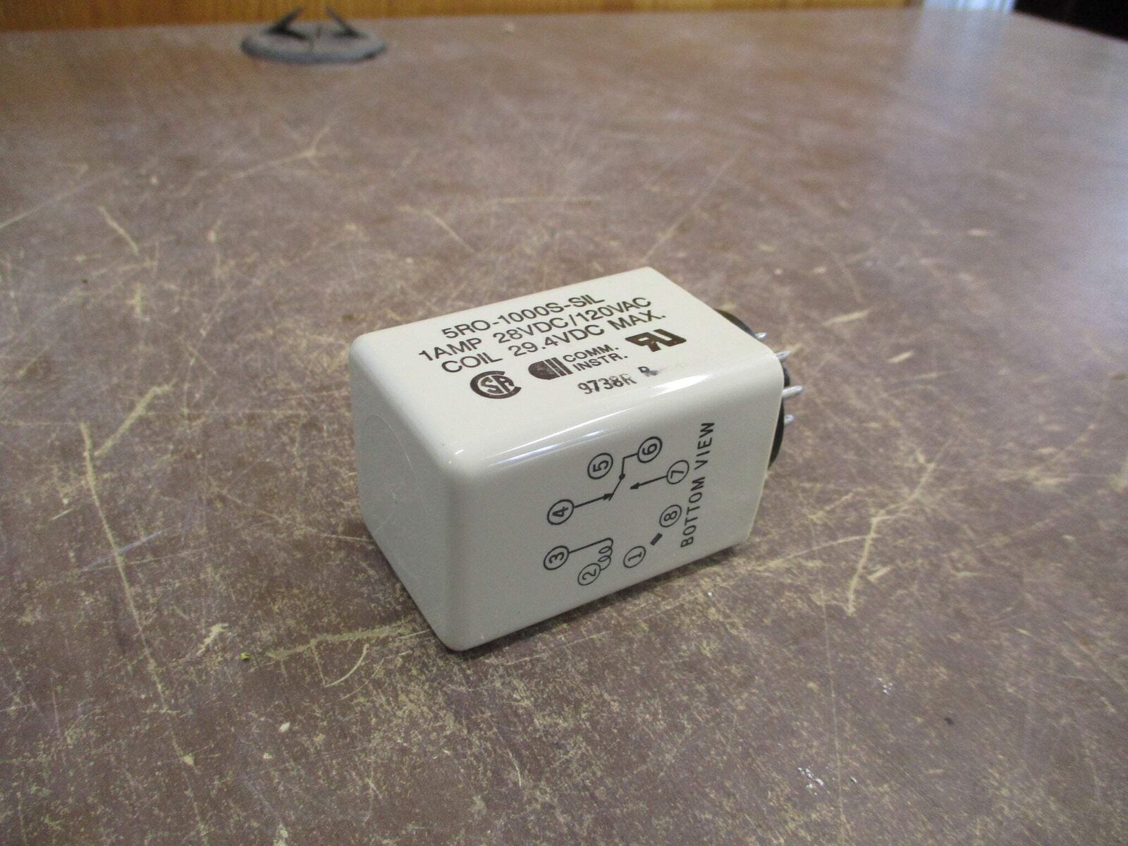 Sigma Relay 5RO-1000S-SIL 29.4VDC Coil Used