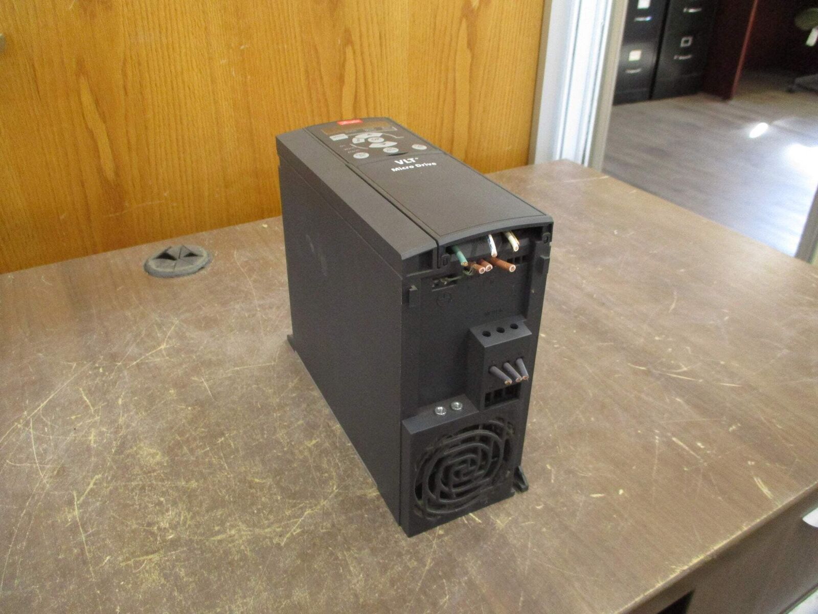 Danfoss Micro AC Drive 132F0016 5HP 3Ph w/ Keypad Used