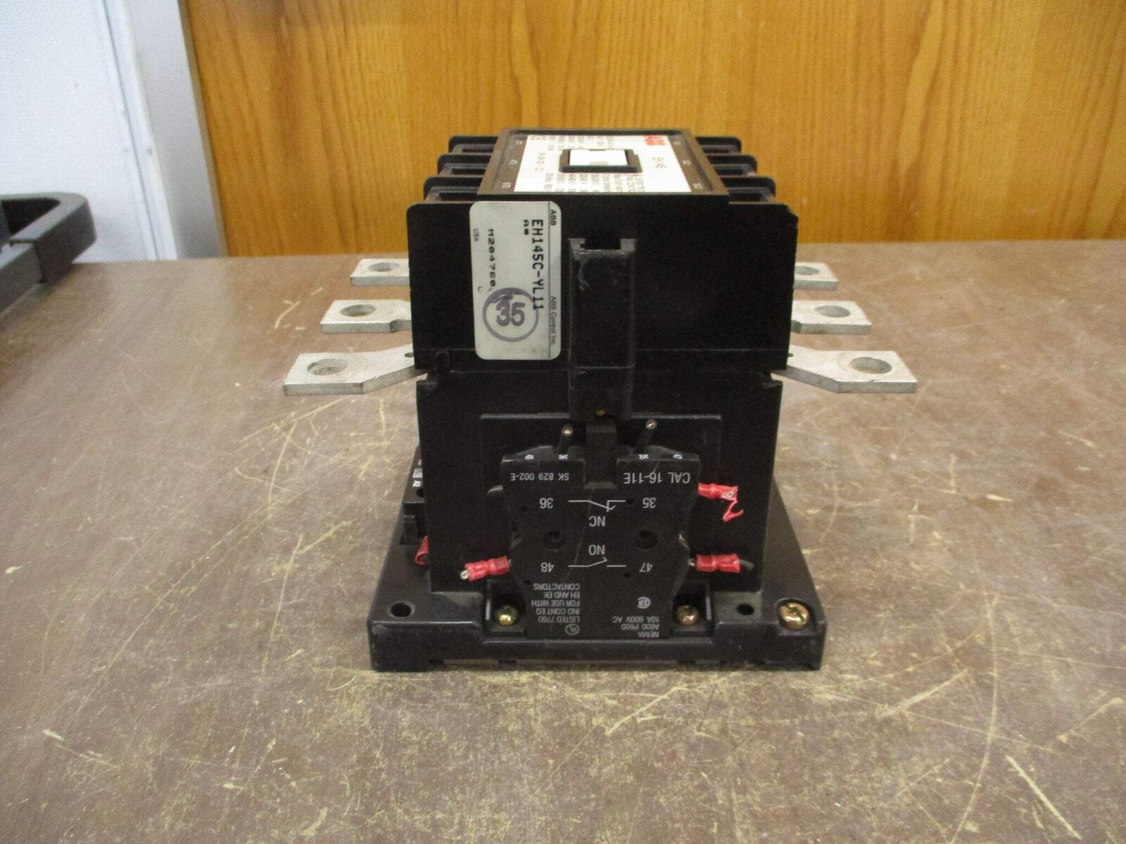 ABB Contactor EH 145 24VDC Coil 200A 600V Used