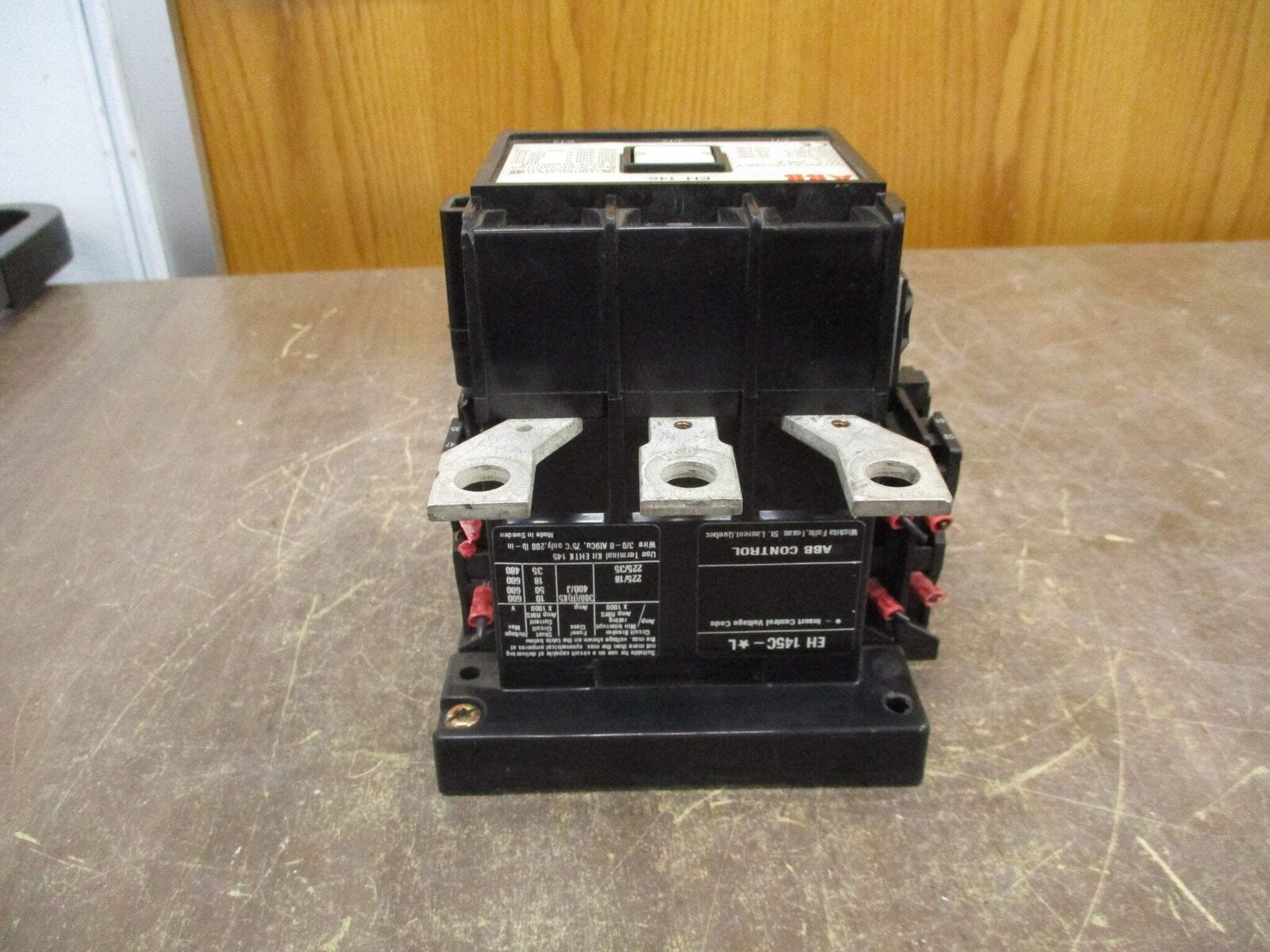 ABB Contactor EH 145 24VDC Coil 200A 600V Used