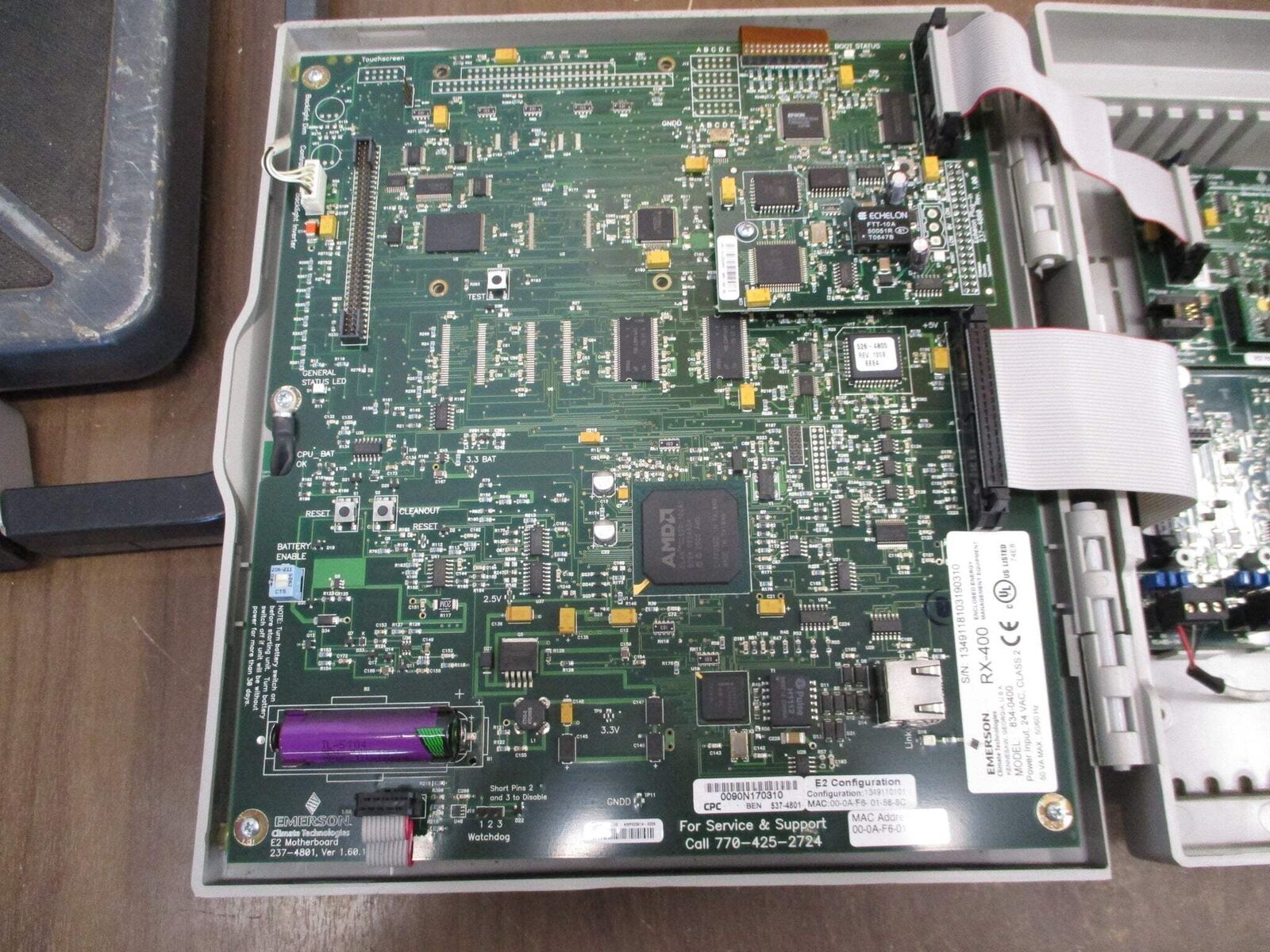 Emerson RX-400 Refrigeration Controller 834-0400 Ver. 2.72F01 w/ Display 24VAC