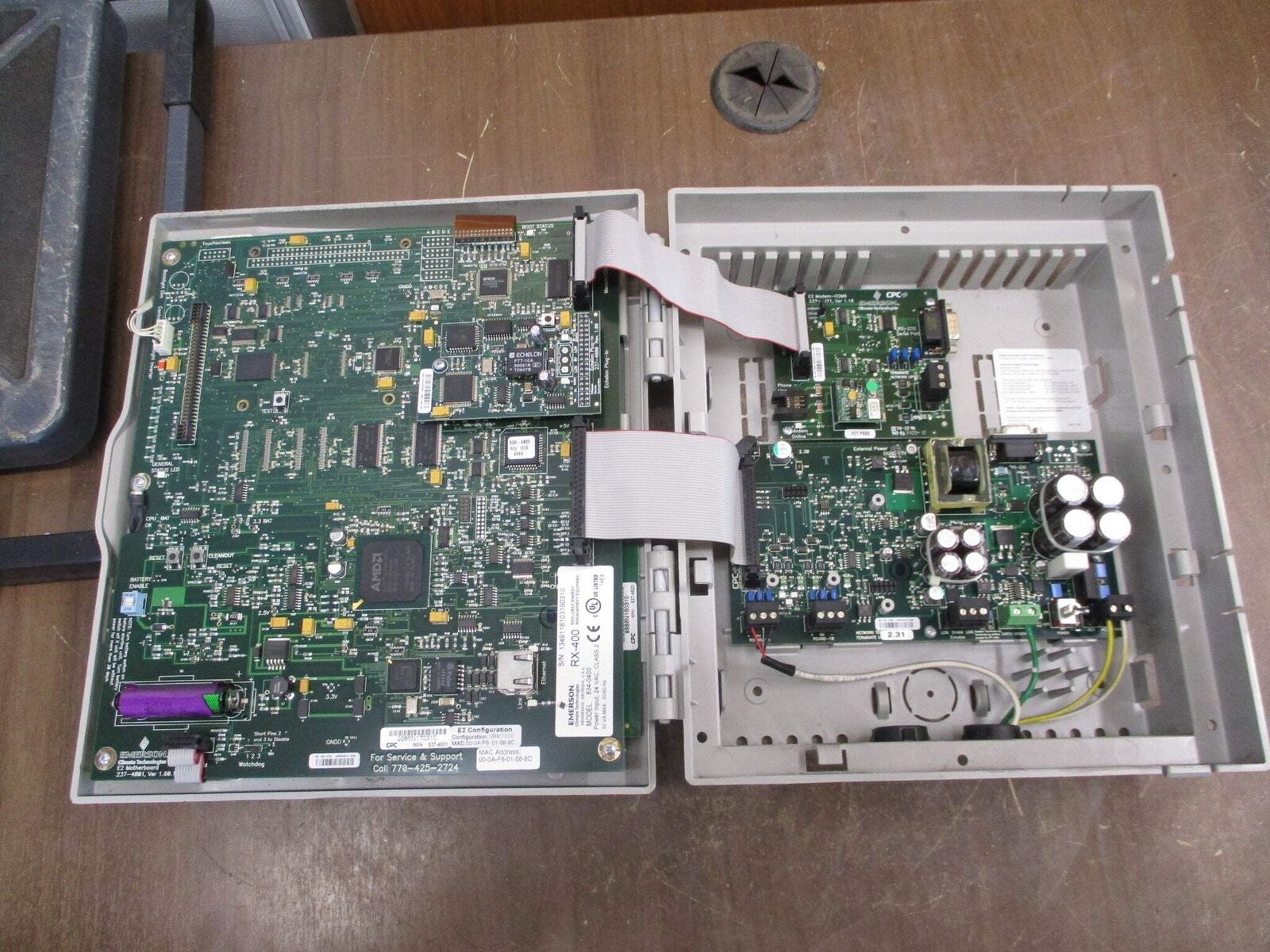 Emerson RX-400 Refrigeration Controller 834-0400 Ver. 2.72F01 w/ Display 24VAC