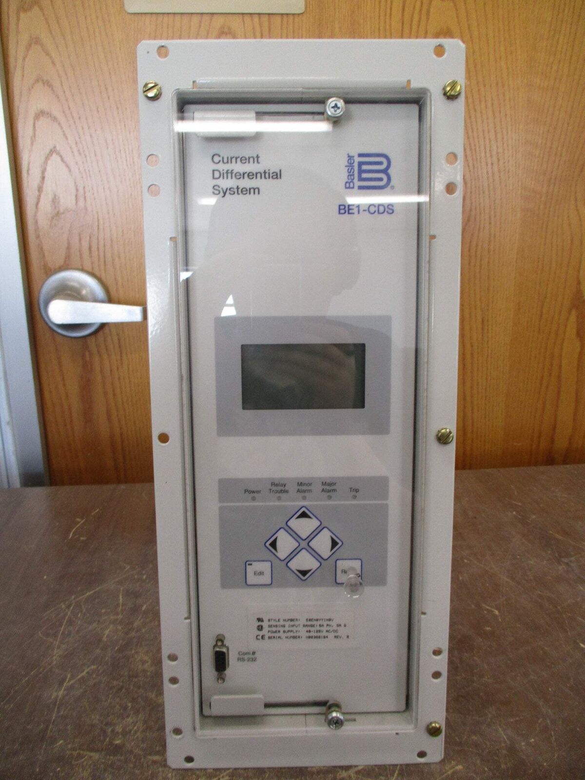 Basler BE1-CDS Current Differential System E0EN0YY1N0V 48-125V AC/DC Used