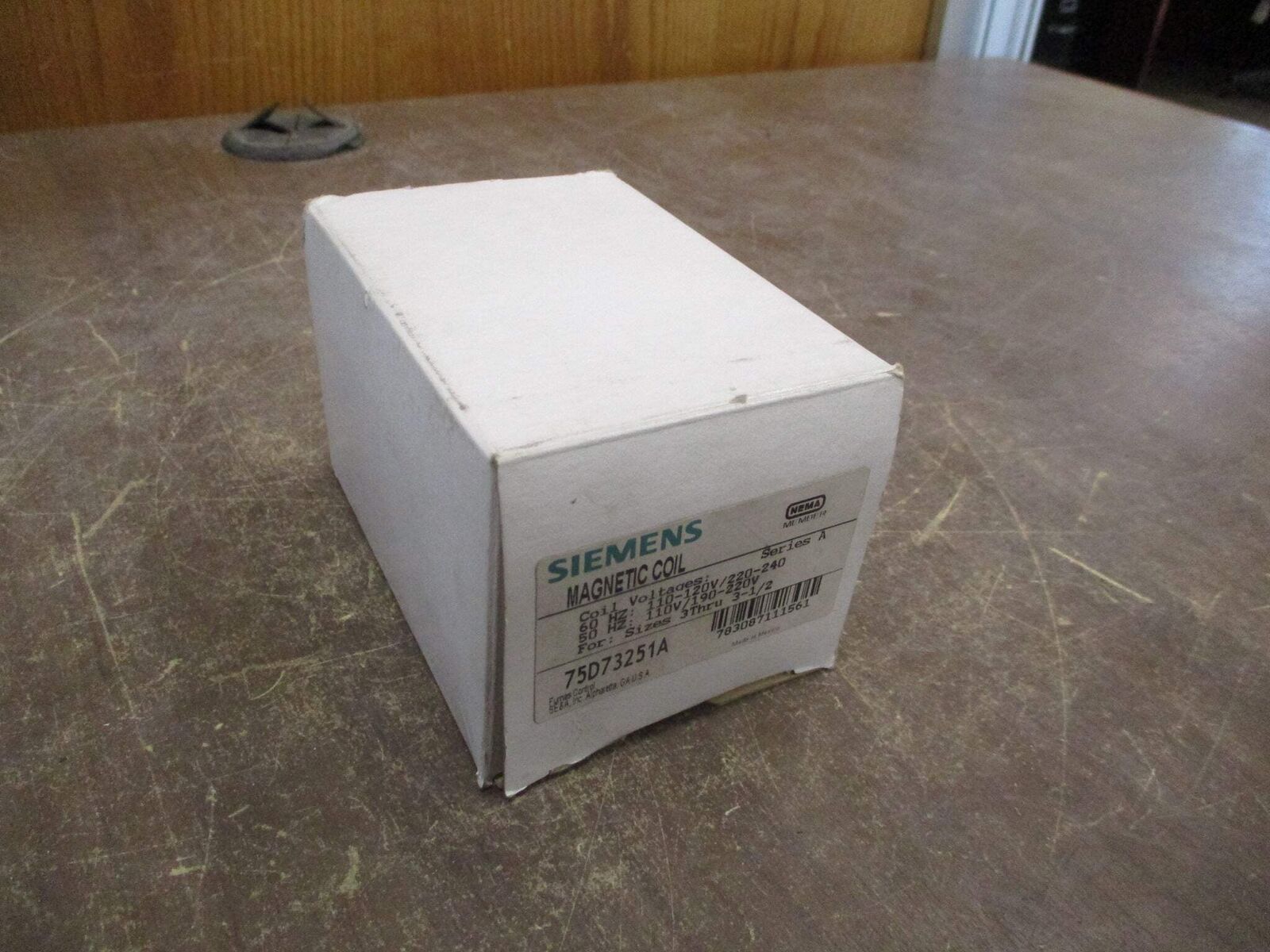 Siemens Magnetic Coil 75D73251A Ser. A 110-120V 220-240V *Some Shelfwear*
