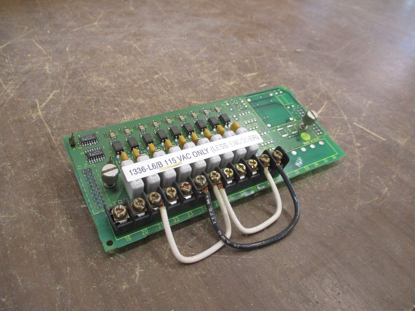 Allen-Bradley 1336-L6/B Board 193396 Rev. 02 115VAC Used