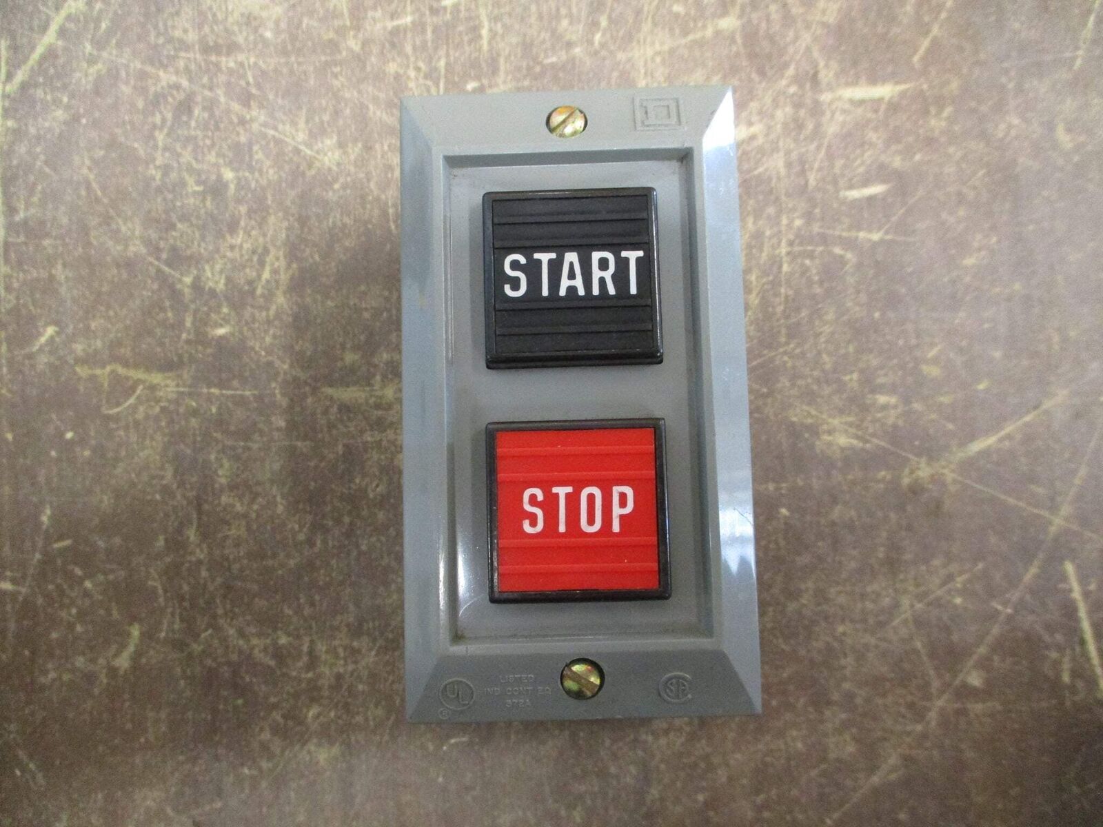 Square D Start/Stop Control Station 9001 BG 201 Ser. A 600V Used