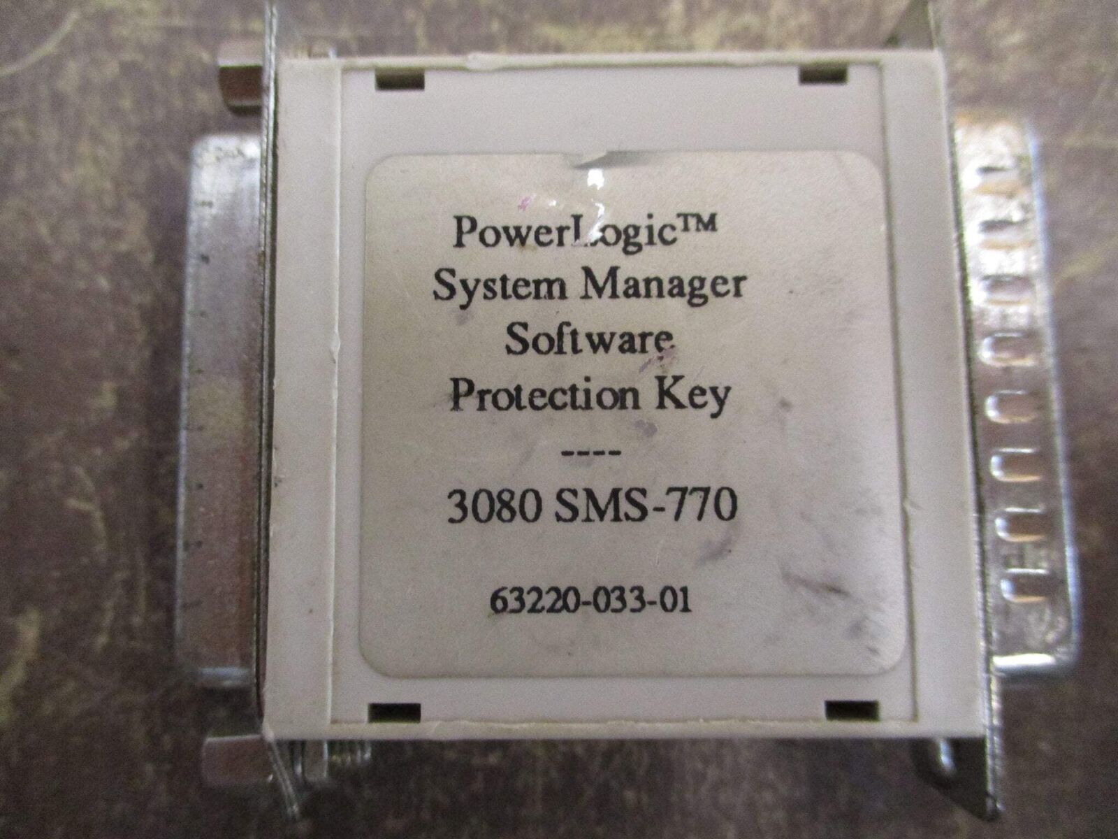 Rainbow Technologies PowerLogic System Manager Software Protection Key Used