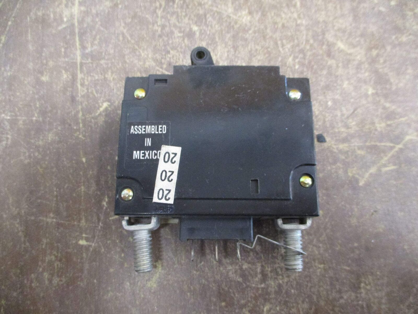 Eaton Heinemann DC Circuit Breaker AM1R-Z753-3 AM1R-B2-AC97D-A52 20A 65VDC Used