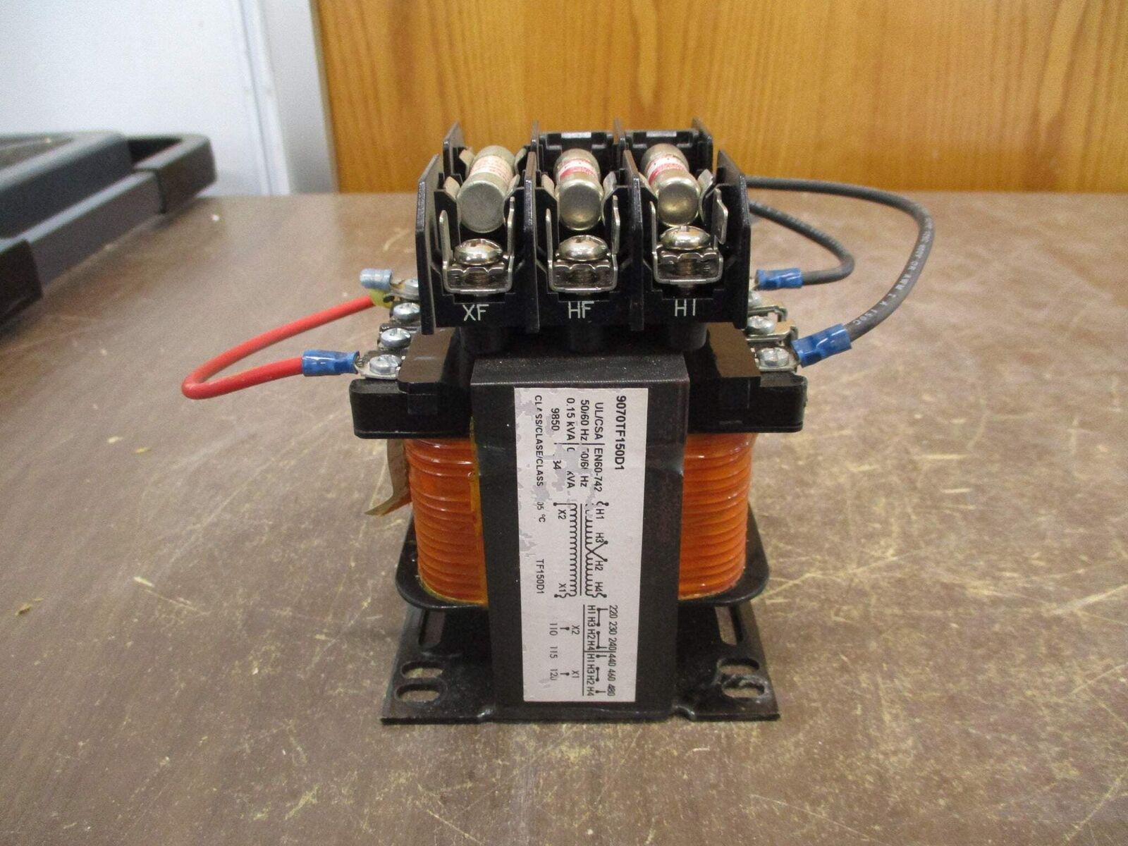 Square D Transformer 9070TF150D1 0.15KVA Pri: 240/480V Sec: 120V 50/60Hz Used