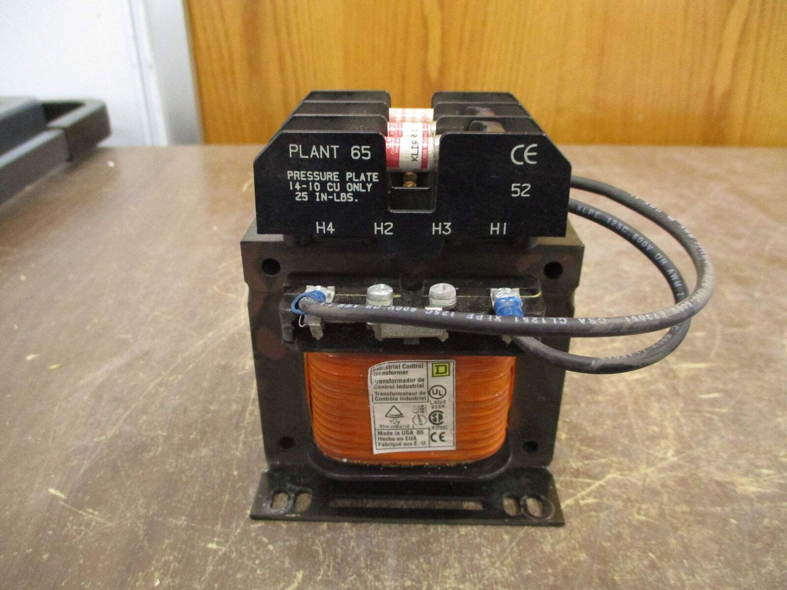 Square D Transformer 9070TF150D1 0.15KVA Pri: 240/480V Sec: 120V 50/60Hz Used