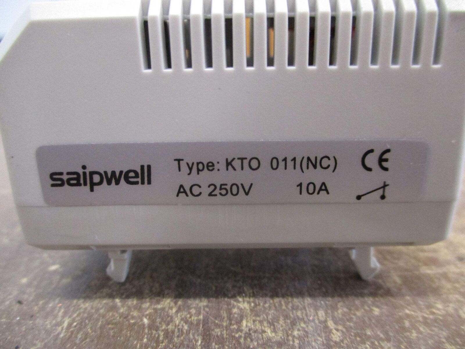 Saipwell Thermostat KTO 011(NC) 10A 250VAC Range: 0-60°C Used