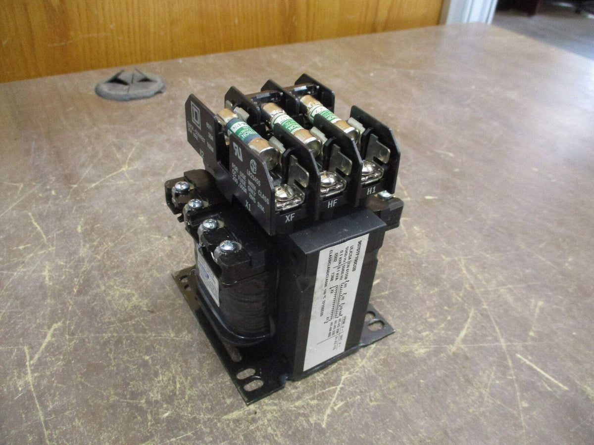 Square D Transformer 9070TF100D20 0.100KVA Pri: 208/230/460V Sec: 115V 50/60Hz