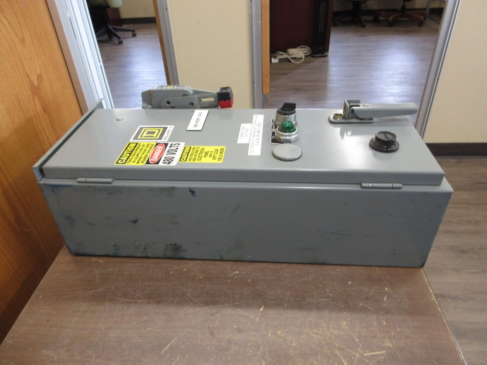Square D Type 12/3R Fusible Size 0 Combination 30A 120V Coil 3Ph 60Hz *No Fuses*