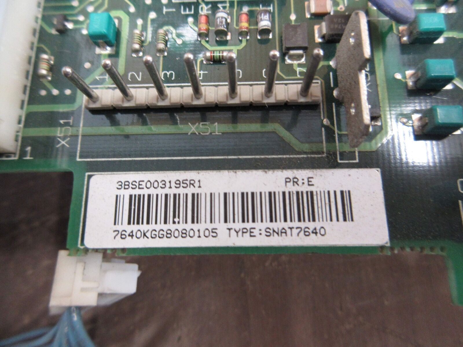 ABB ACS 500 Control Board w/ Keypad Display SNAT7640 Used