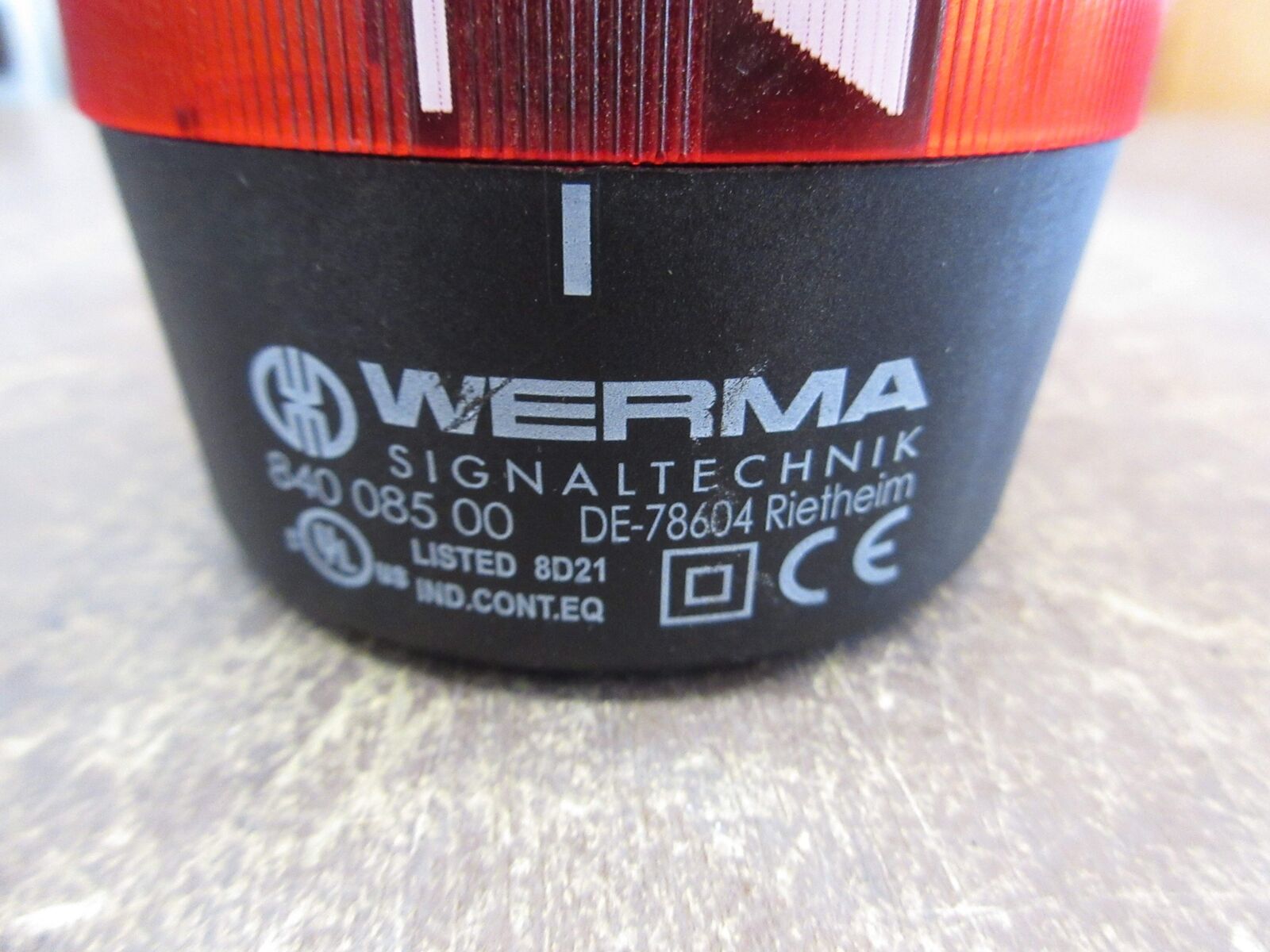 Werma Light Stack 840 085 00 Red / Siren Used