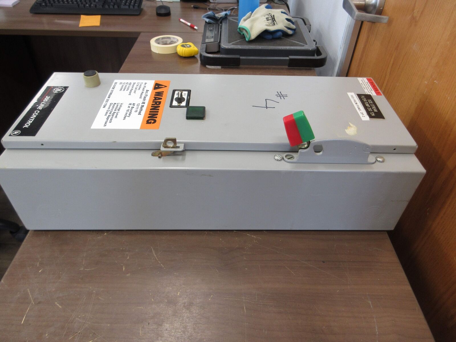 GE Size 1 Fusible Combination FTNSC**TZ 115-120V Coil 27A 600V Used