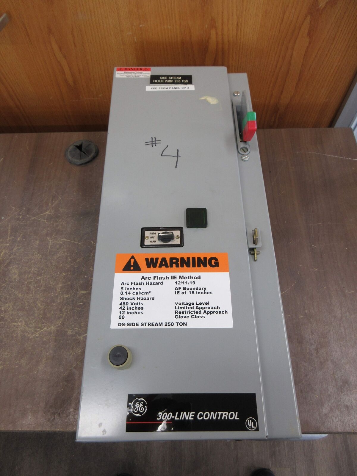 GE Size 1 Fusible Combination FTNSC**TZ 115-120V Coil 27A 600V Used