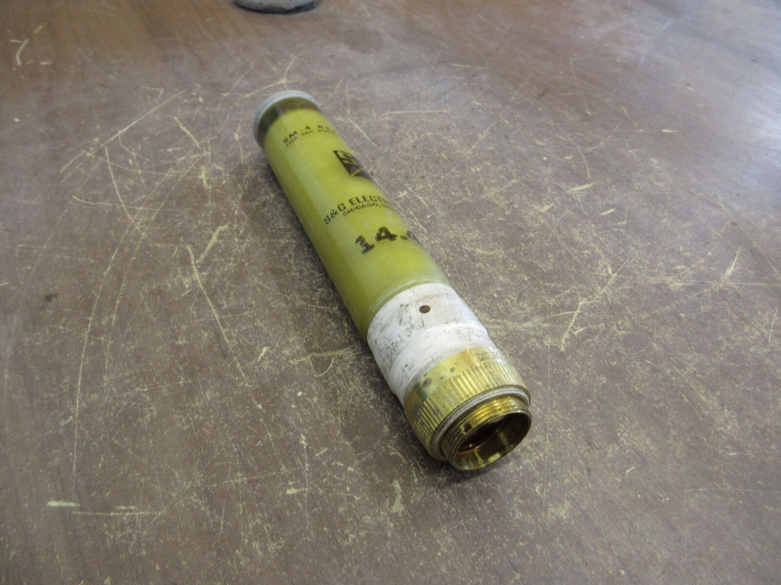 S&C SM-4 Fuse Refill Unit 122125R4 80E 14.4kV Used