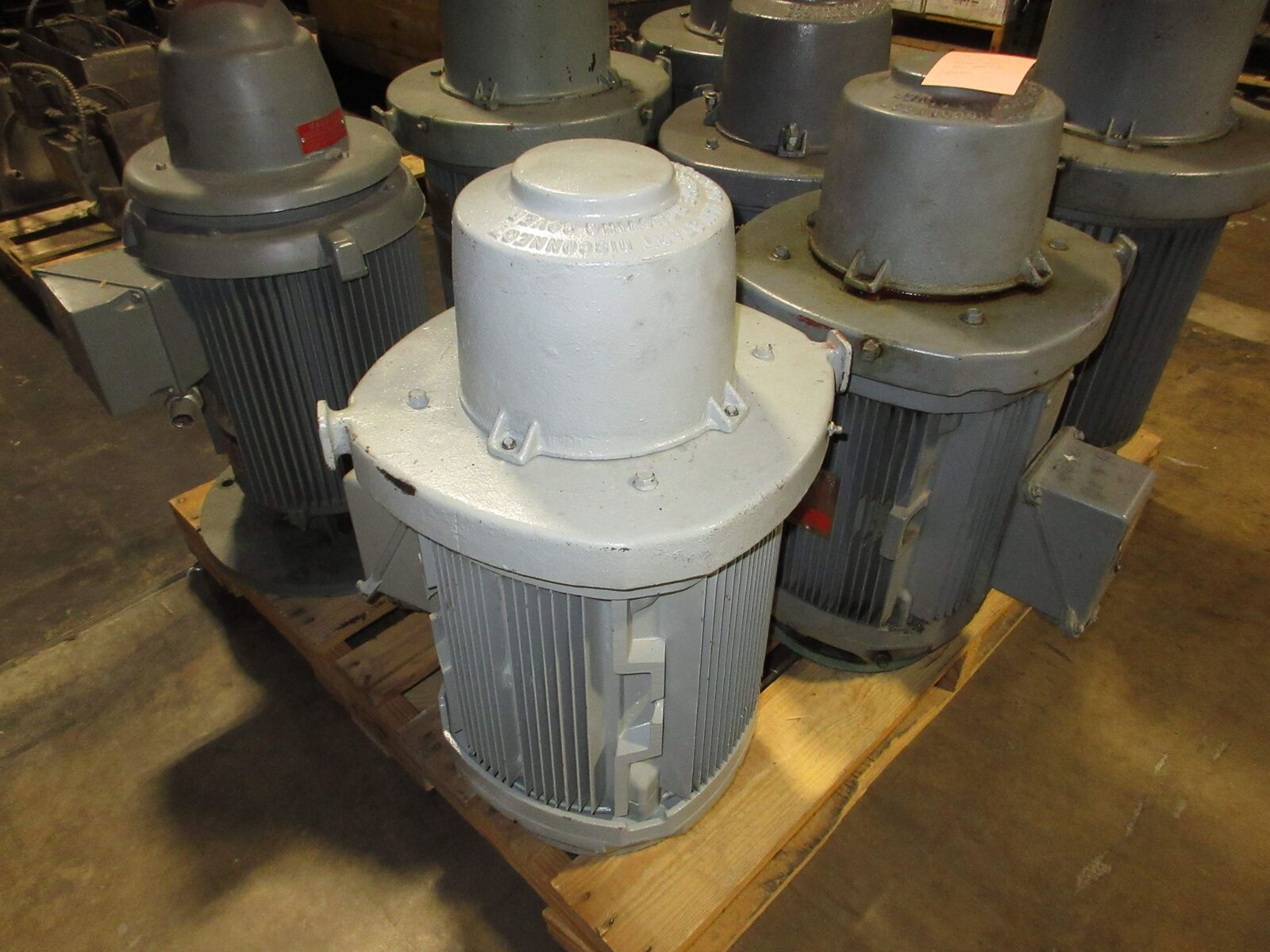 GE Vertical Motor 5K254DP6005 15HP 1800RPM 230/460V 40.8/20.4A 3Ph 60Hz Used