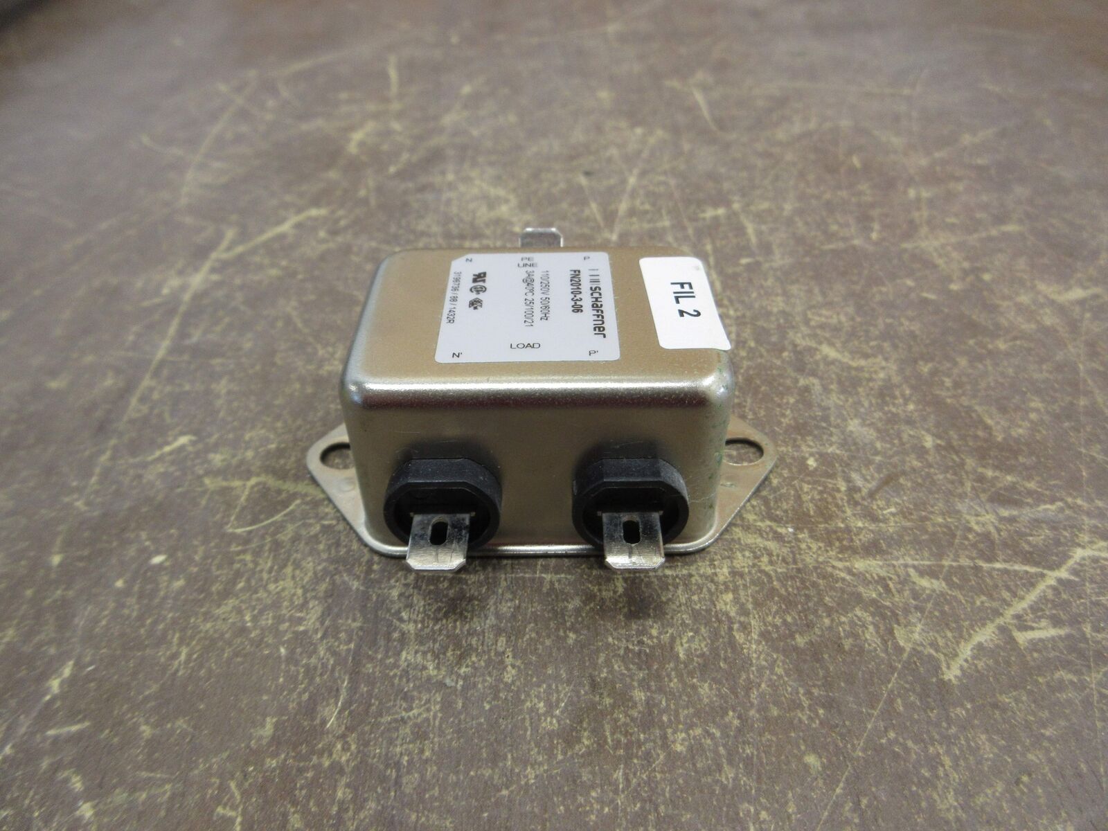 Schaffner Line Filter FN2010-3-06 110/250V 50/60Hz Used