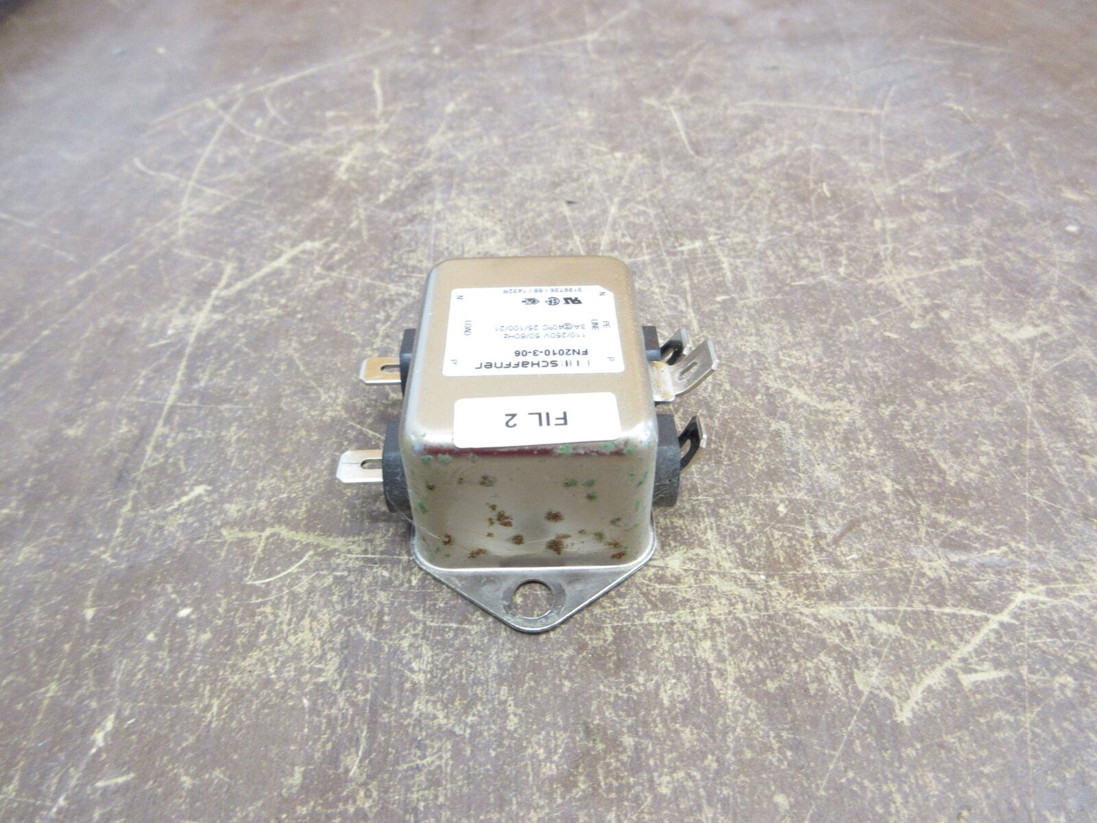 Schaffner Line Filter FN2010-3-06 110/250V 50/60Hz Used