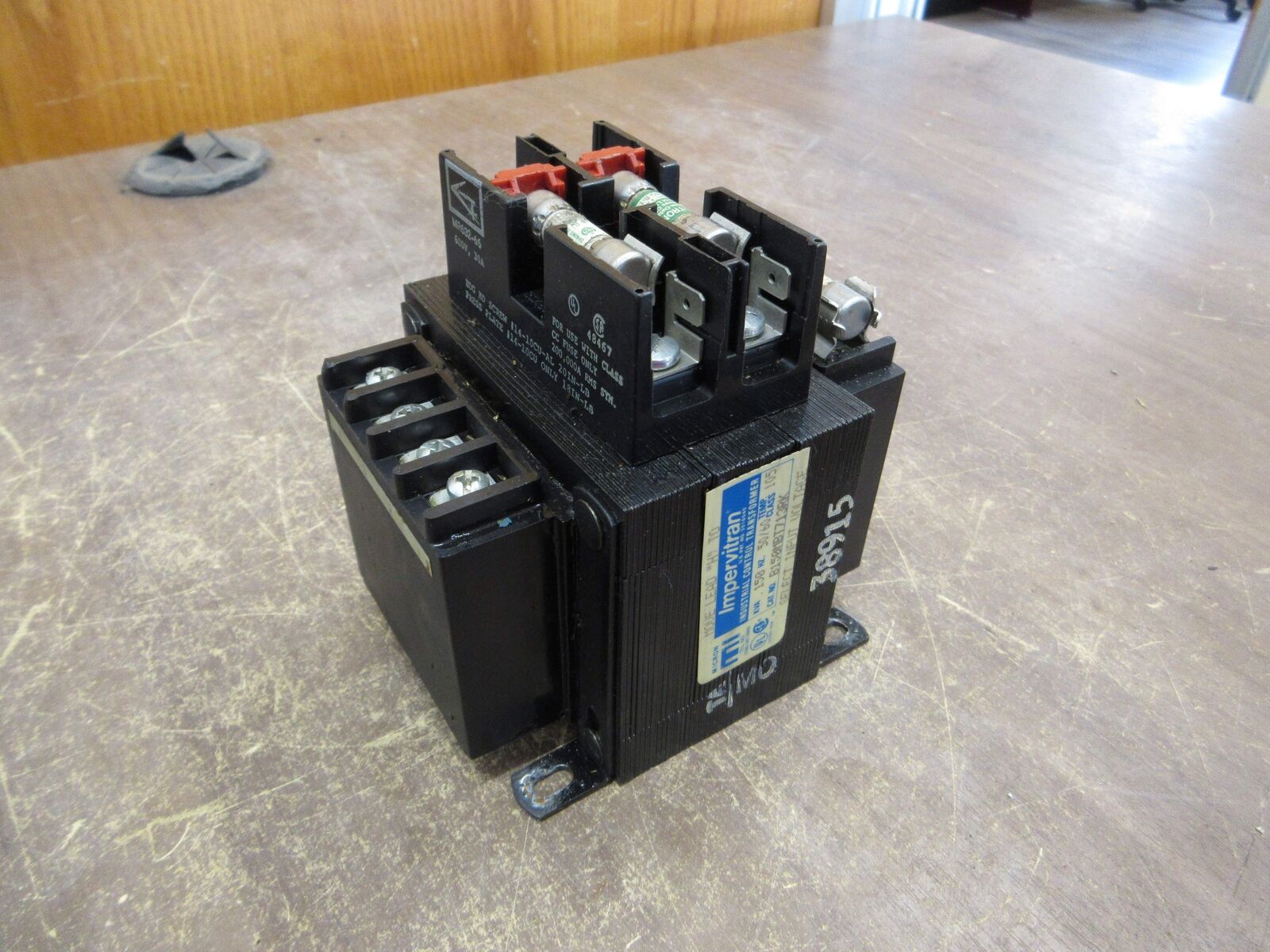Micron Impervitran Control Transformer B150MBT713RK 0.150kVA 50/60Hz Used
