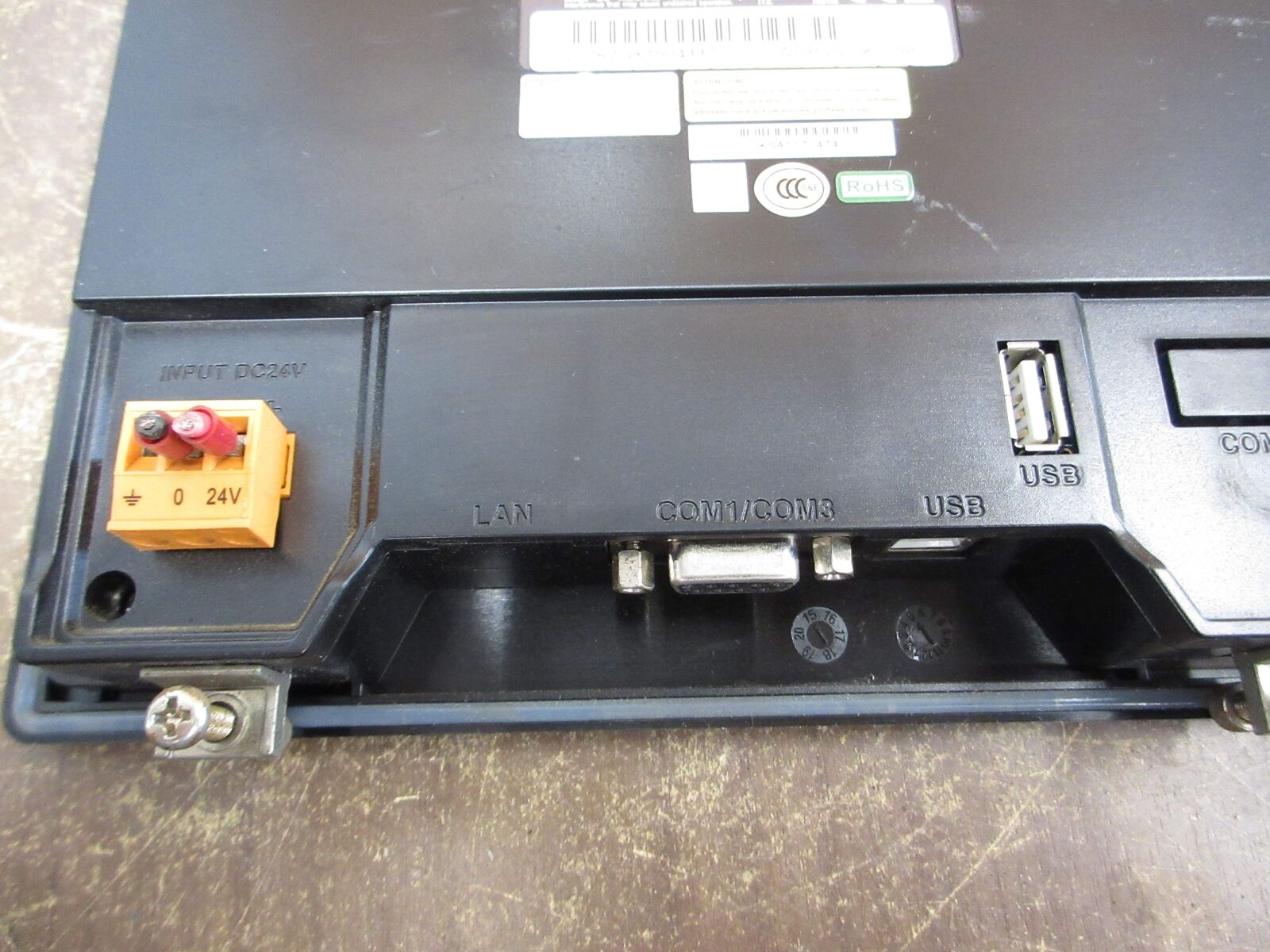 Advantech Operator Panel WOP-2070K-S1AE 24VDC 0.6A *(3) Mounts* Used