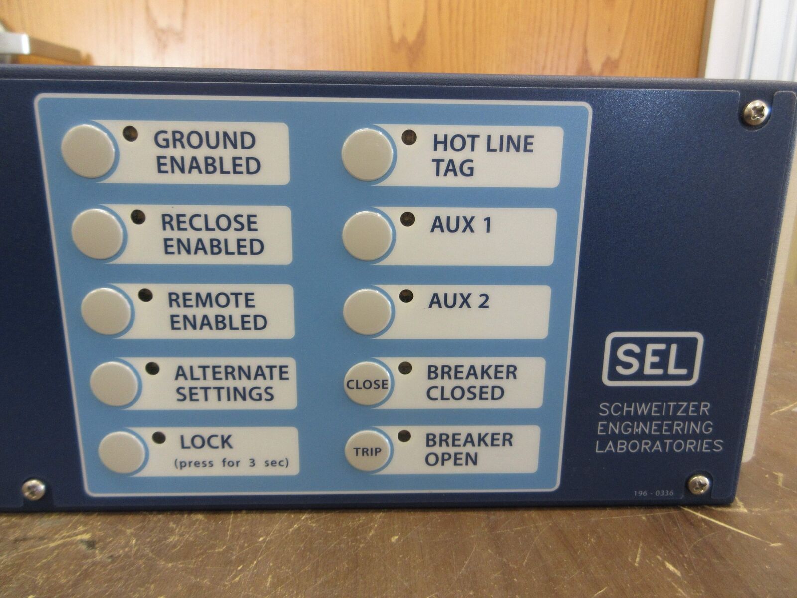 SEL SEL-351S Relay Meter Control Fault Locator 0351S6YH34554XX Used