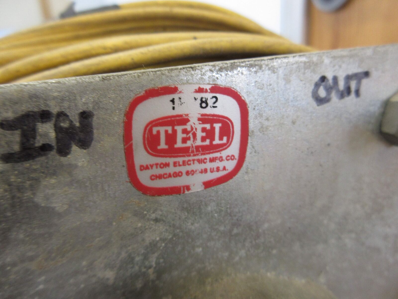 Dayton Teel Pump 1P782 1/3HP 1725RPM 115V 60Hz 1Ph Used