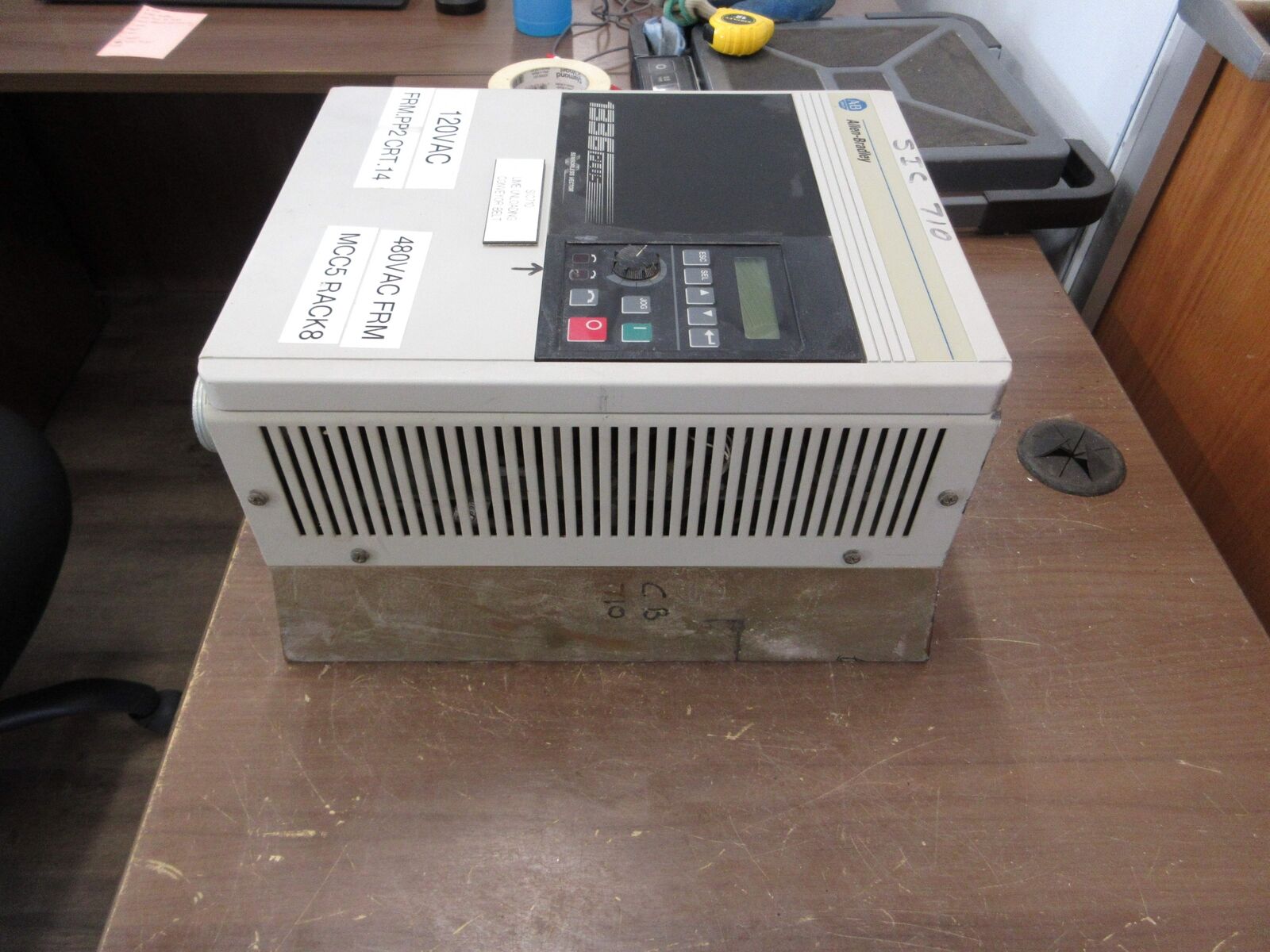 Allen-Bradley 1336 Plus AC Drive 1336S-BRF75-AA-EN4-HA1-L6 7.5HP Used