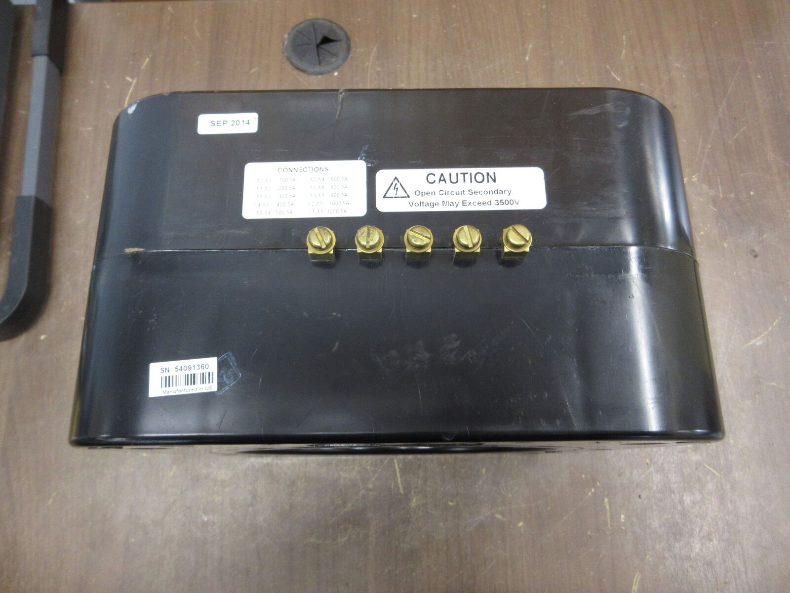 Instrument Transformers Current Transformer 143-122MR Ratio 1200:5A 600V Used