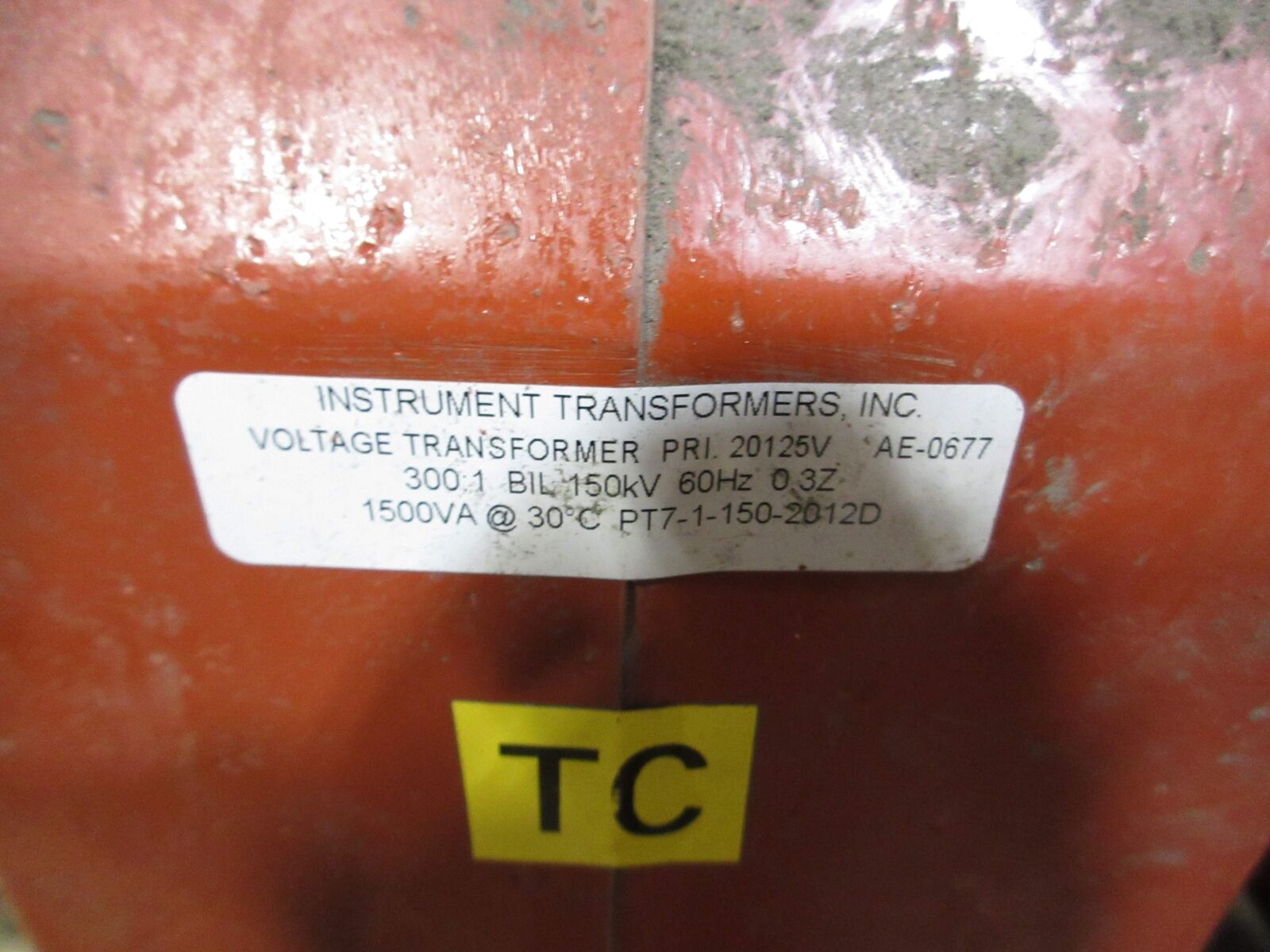Instrument Transformers Voltage Transformer PT7-1-150-2012D 1500VA Pri: 20125V