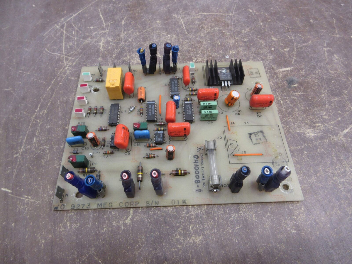 K/W Control Systems, Inc. Control Board 0410008-7 Used