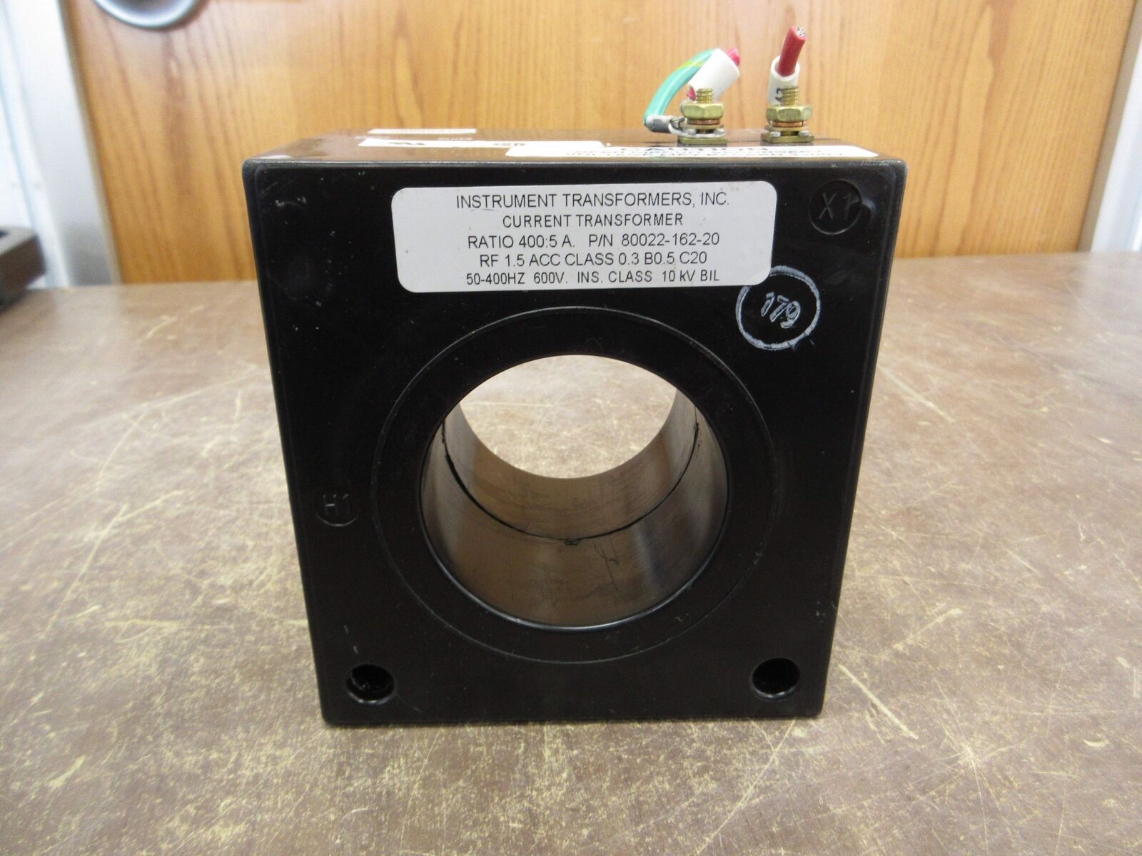 Instrument Transformers Current Transformer 80022-162-20 Ratio 400:5A 600V Used
