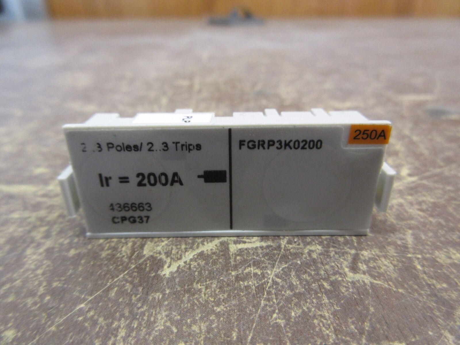 GE Rating Plug FGRP3K0200 200A New Surplus