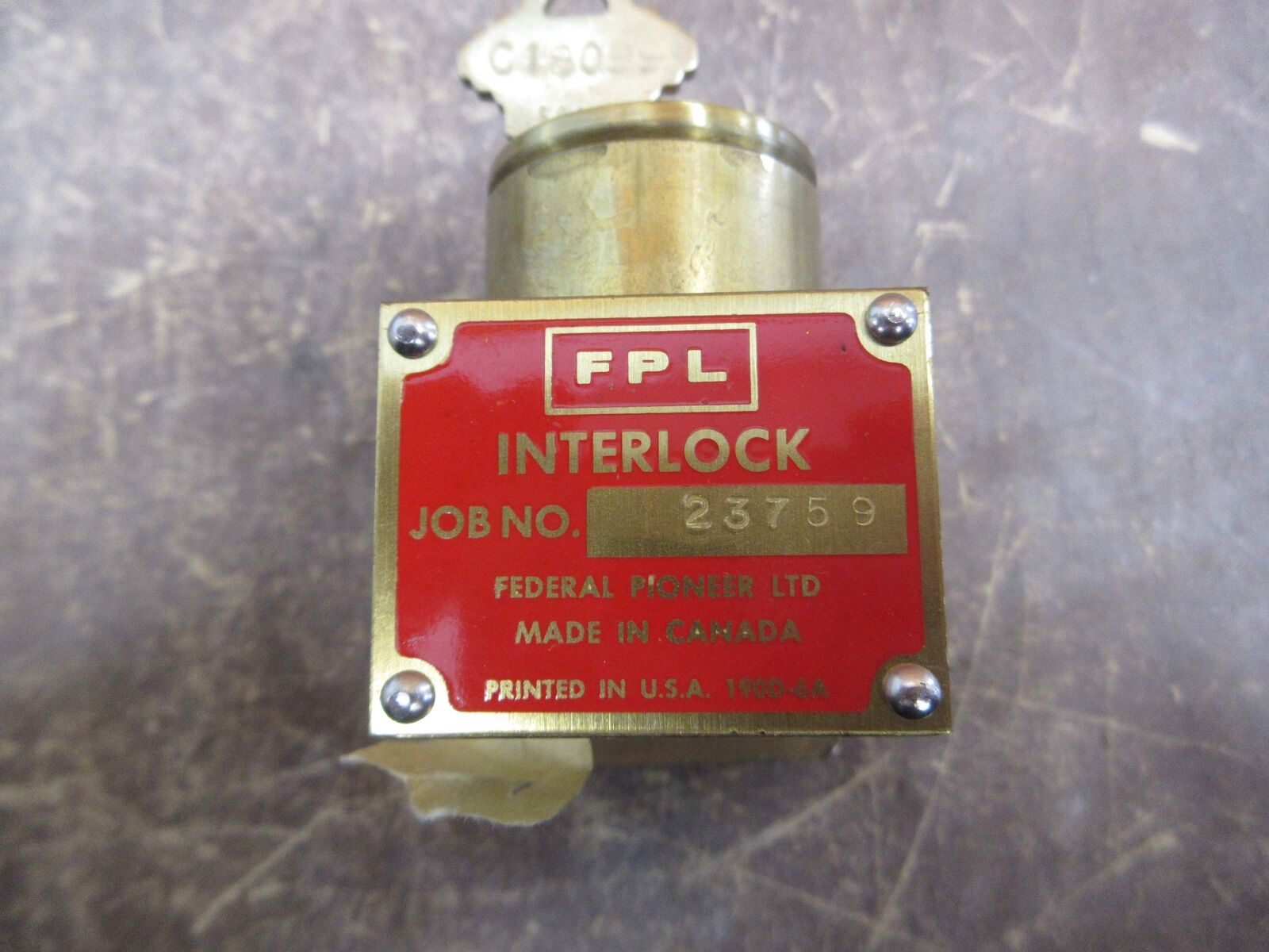 FBL Schlage Interlock C18099P A1 New Surplus