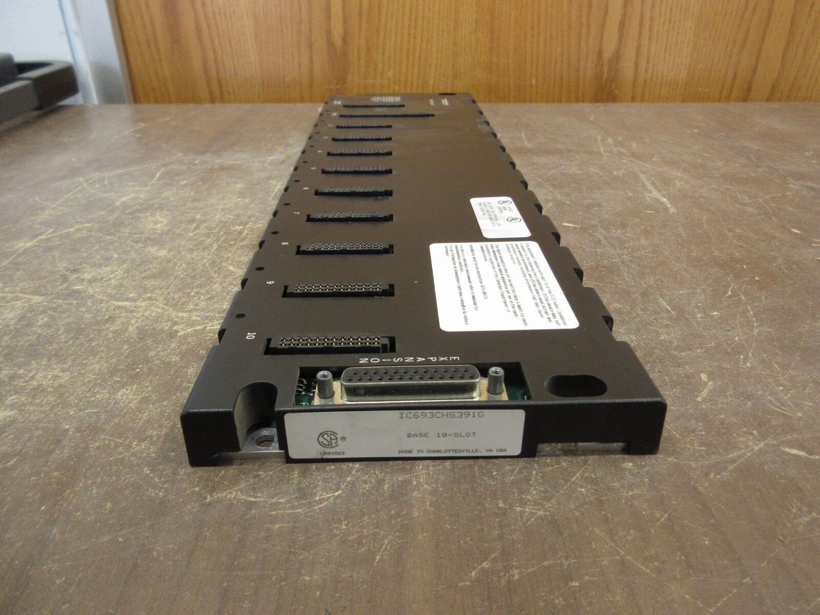 GE Fanuc 10-Slot Base IC693CHS391G Used