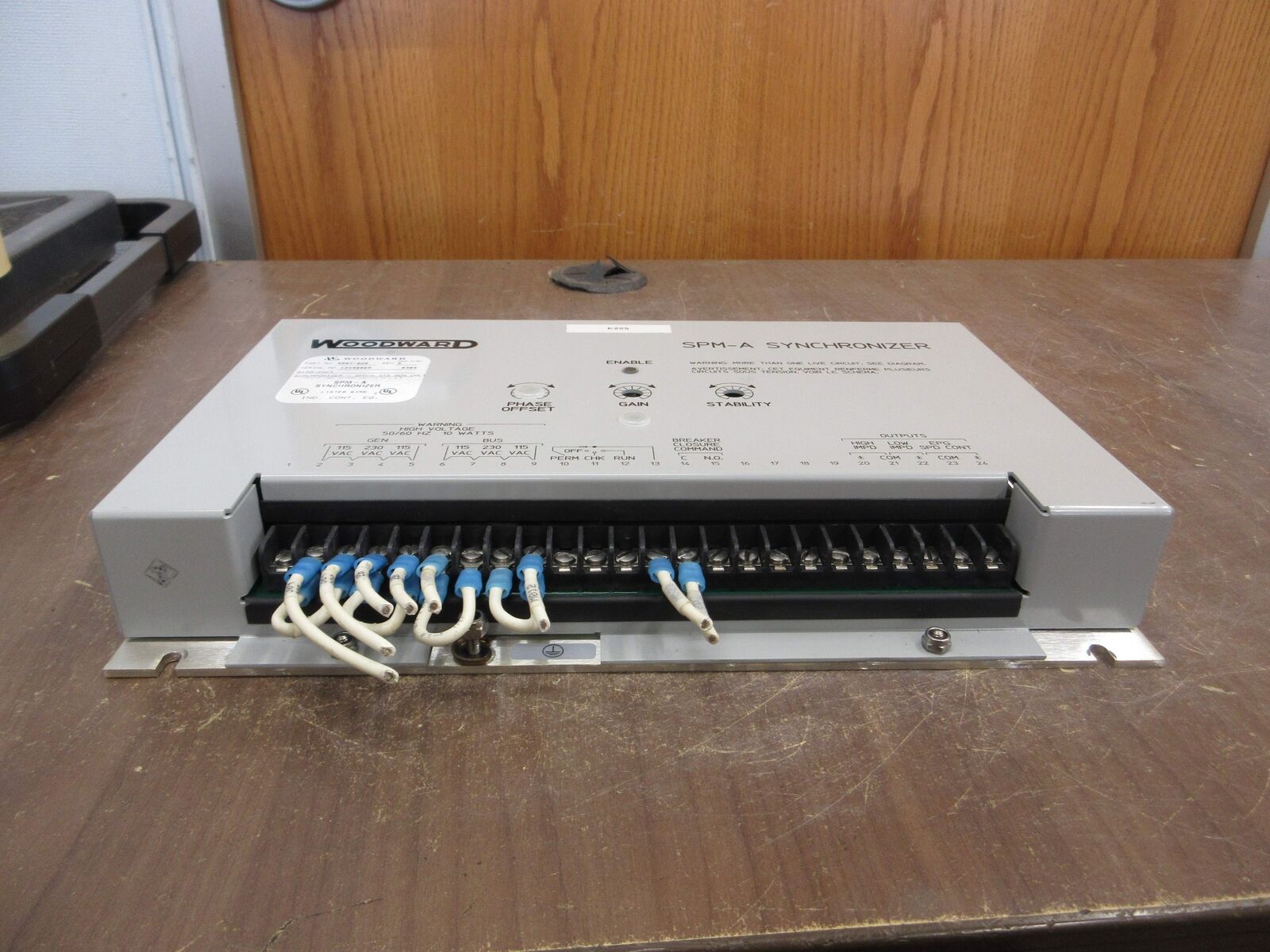 Woodward SPM-A Synchronizer 9907-028 Rev. D Used