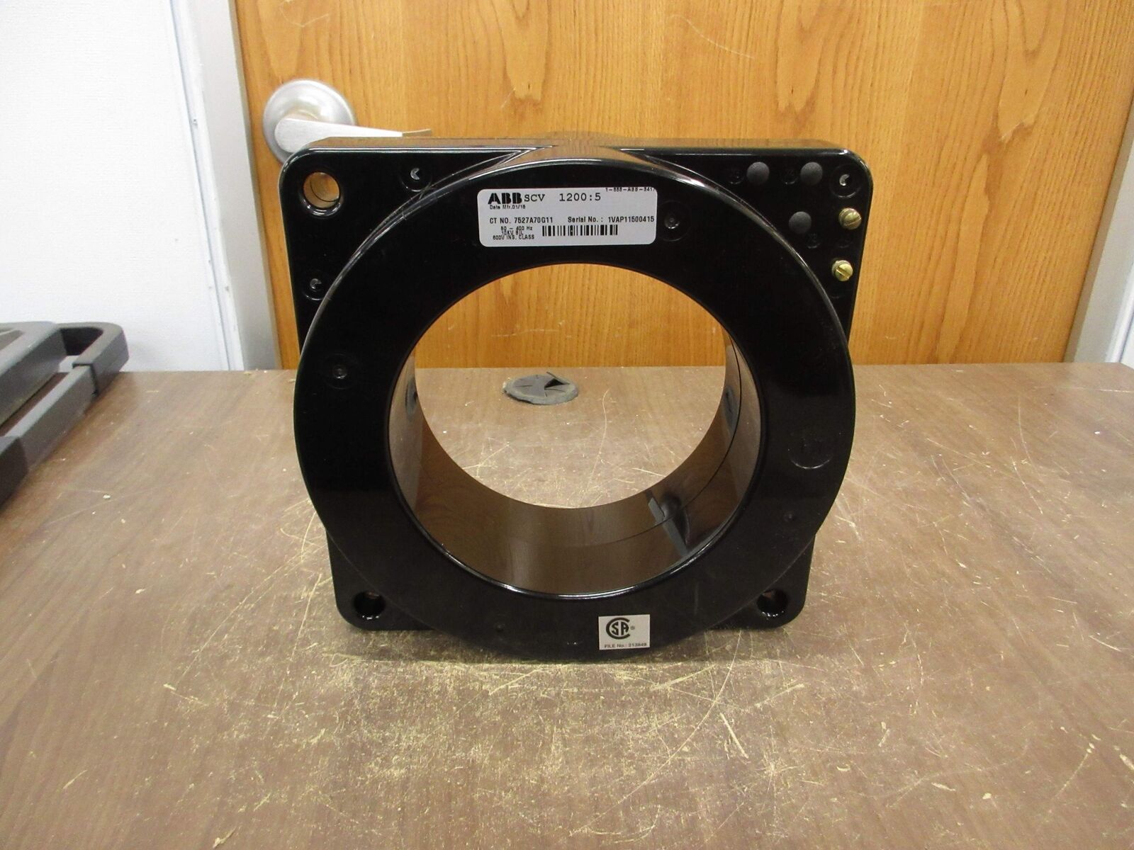 ABB SCV Current Transformer 7527A70G11 Ratio 1200:5A 600V 50-400Hz 10kV BIL