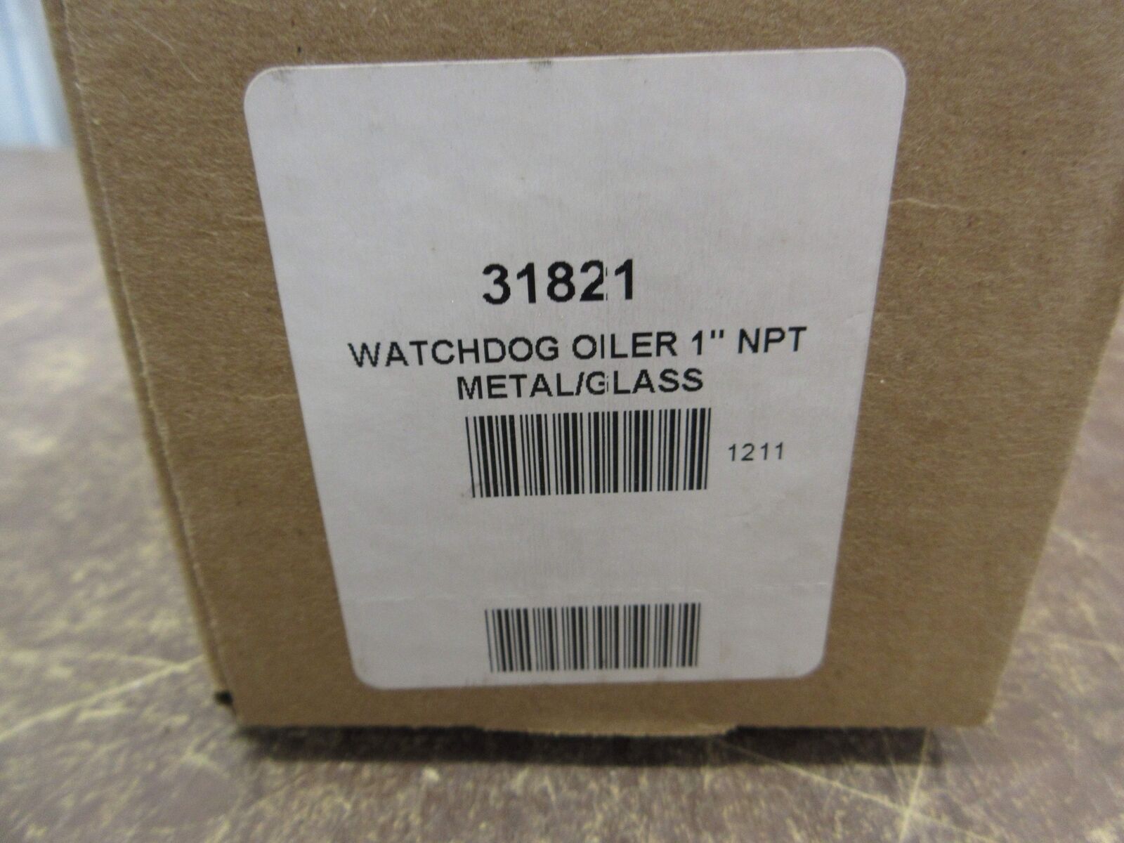 Trico Watchdog Oiler 31821 1" NPT Metal/Glass New Surplus