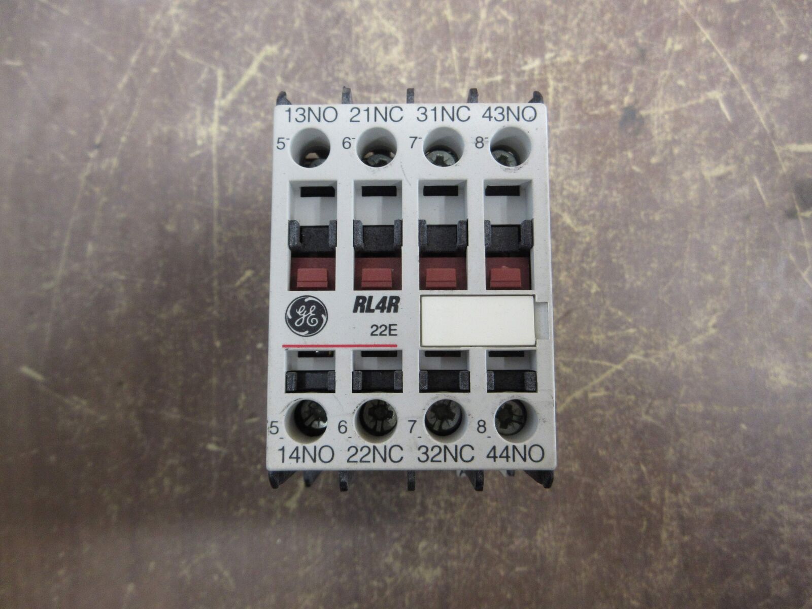 GE Contactor RL4RA022T 120V Coil 20A 600V Used