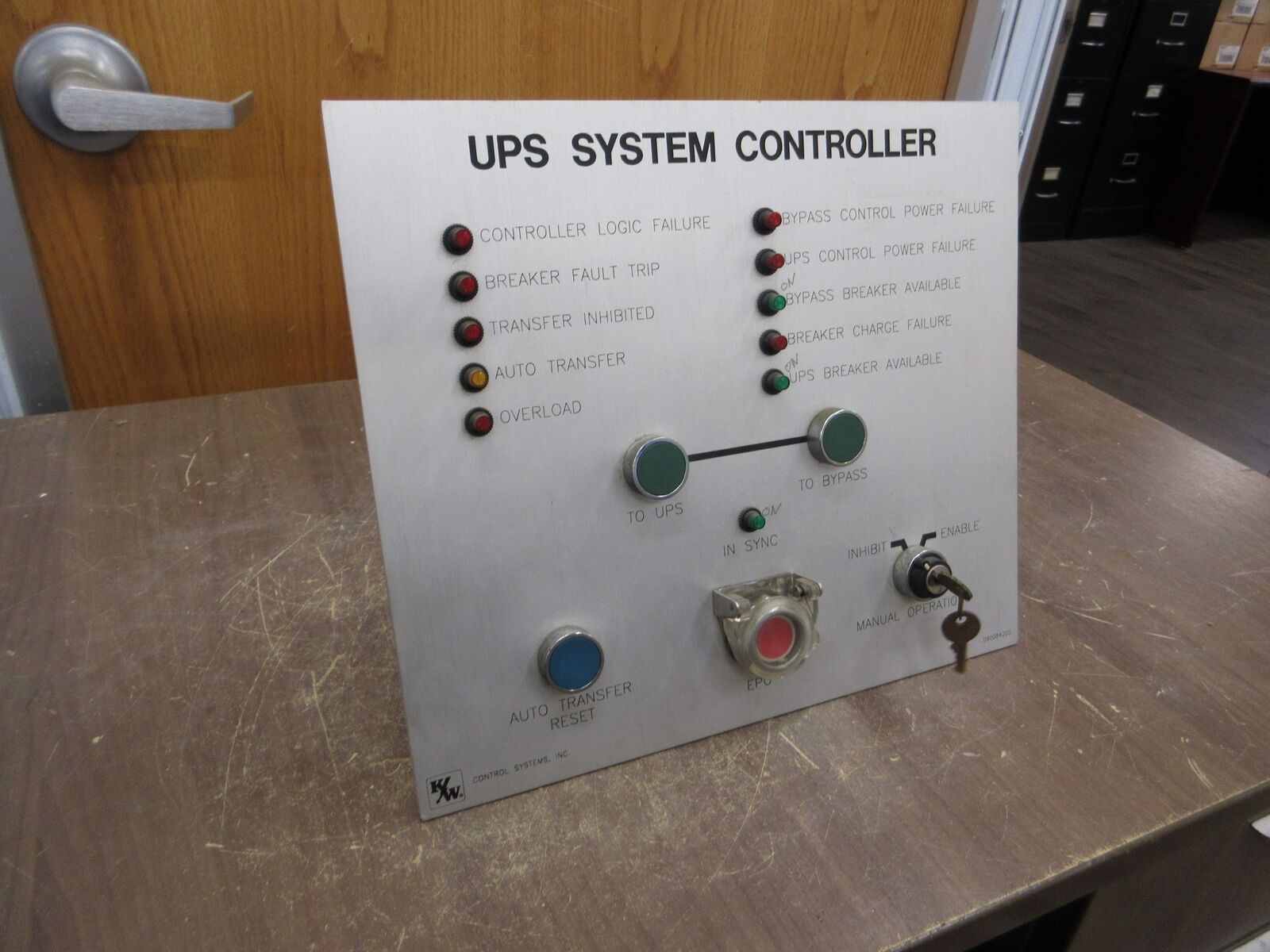 K/W Control Systems, Inc. UPS System Controller 090084200 Used