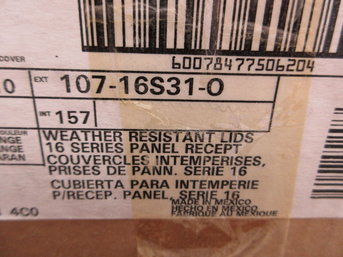 Leviton Nema 3R Receptacle Enclosure 107-16S31-O *Box of 11* New Surplus