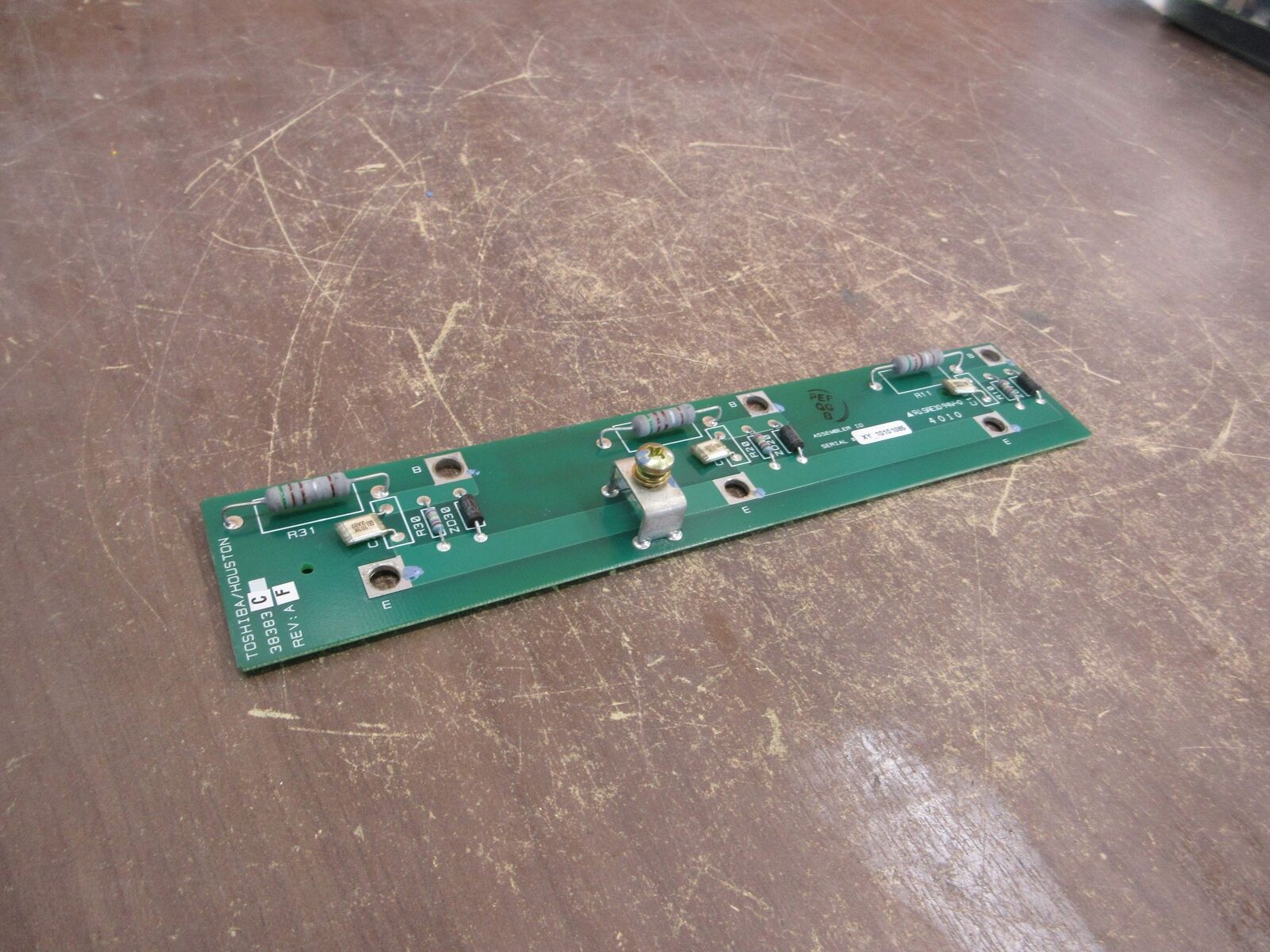 Toshiba G-E Protect CKT Board 38383C Rev. AF Used