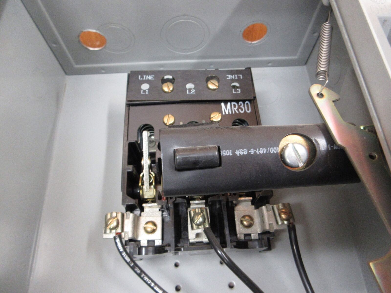 GE Non-Fusible Size 1 Combination CR308C1041AAATDB 115-120V Coil 27A Used