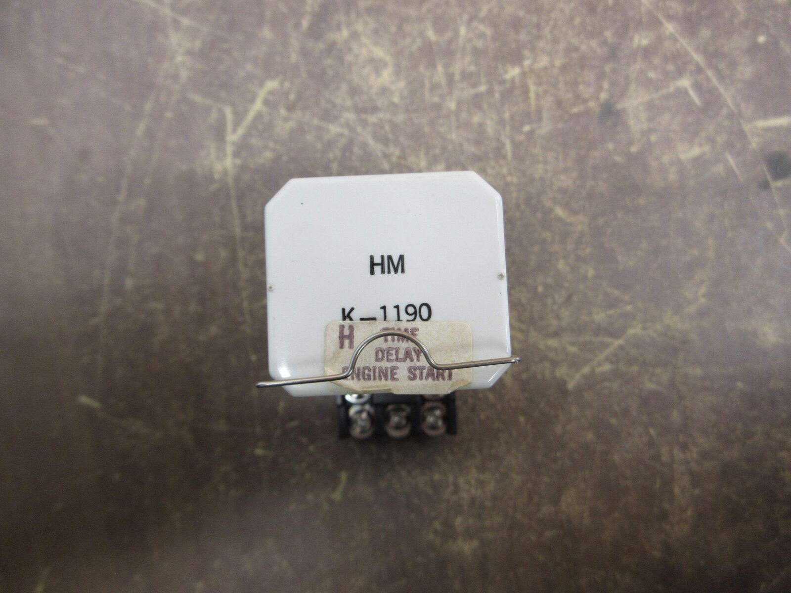 Zenith HM-2 Time Delay Relay HM K-1190 120VAC 60Hz w/ Base Used