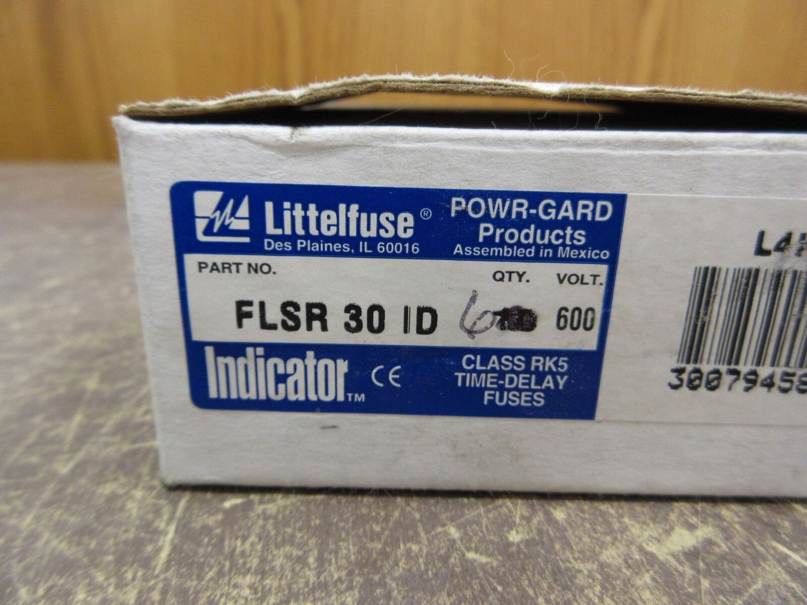 Littelfuse Powr-Gard Indicator Fuse FLSR 30 ID 30A 600V *Box of 6* New Surplus