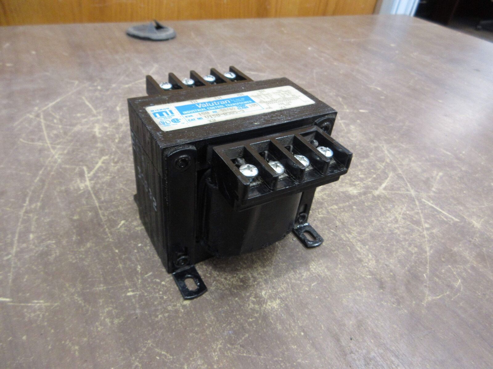Micron Valutran Control Transformer V150-0305-3 0.150kVA Pri: 240/480V Sec: 120V