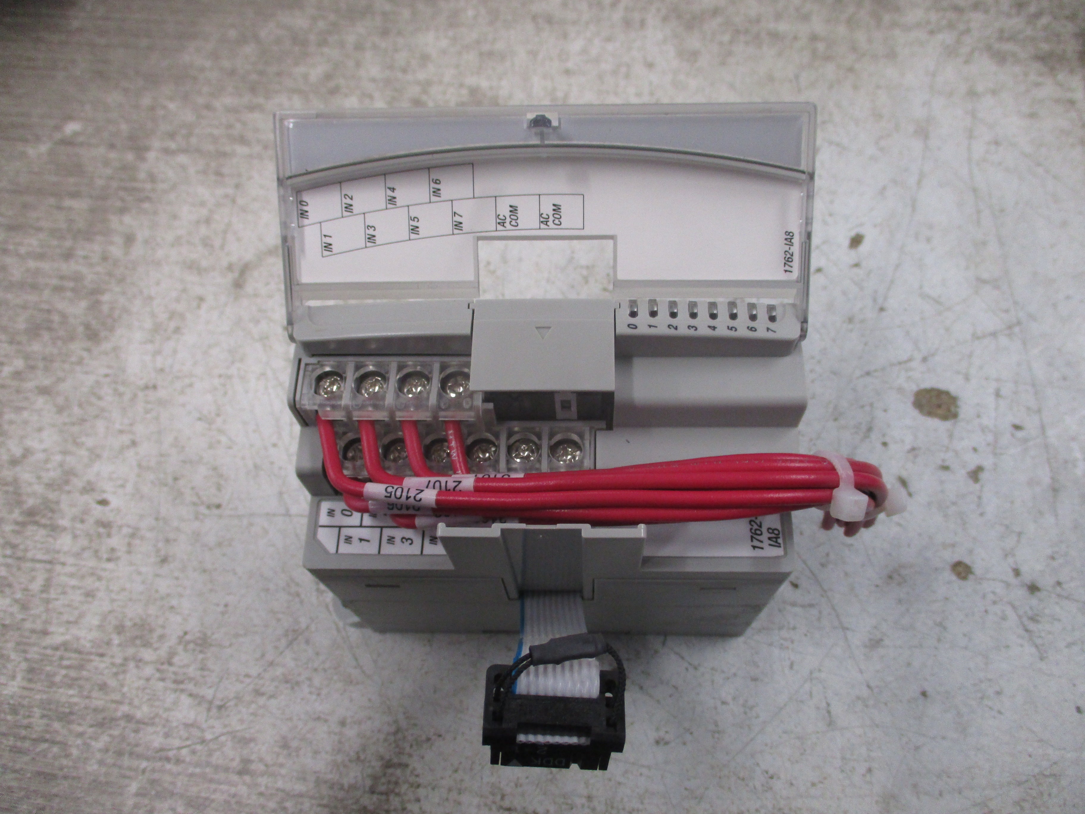 Allen-Bradley MicroLogix 1200 Input Module 1762-IA8 Ser. A Rev. A 8PT 120VAC
